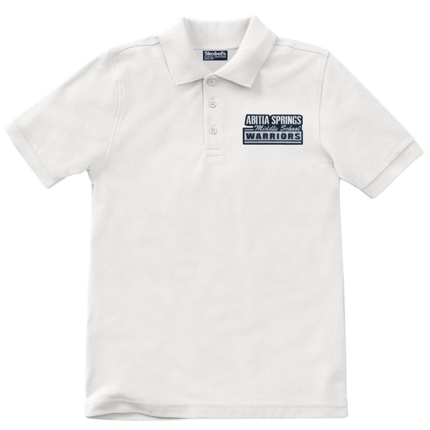 Abita Springs Middle Polo - White