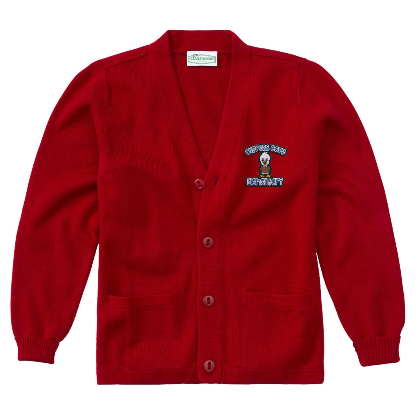 Cypress Cove Elementary Cardigan - Red