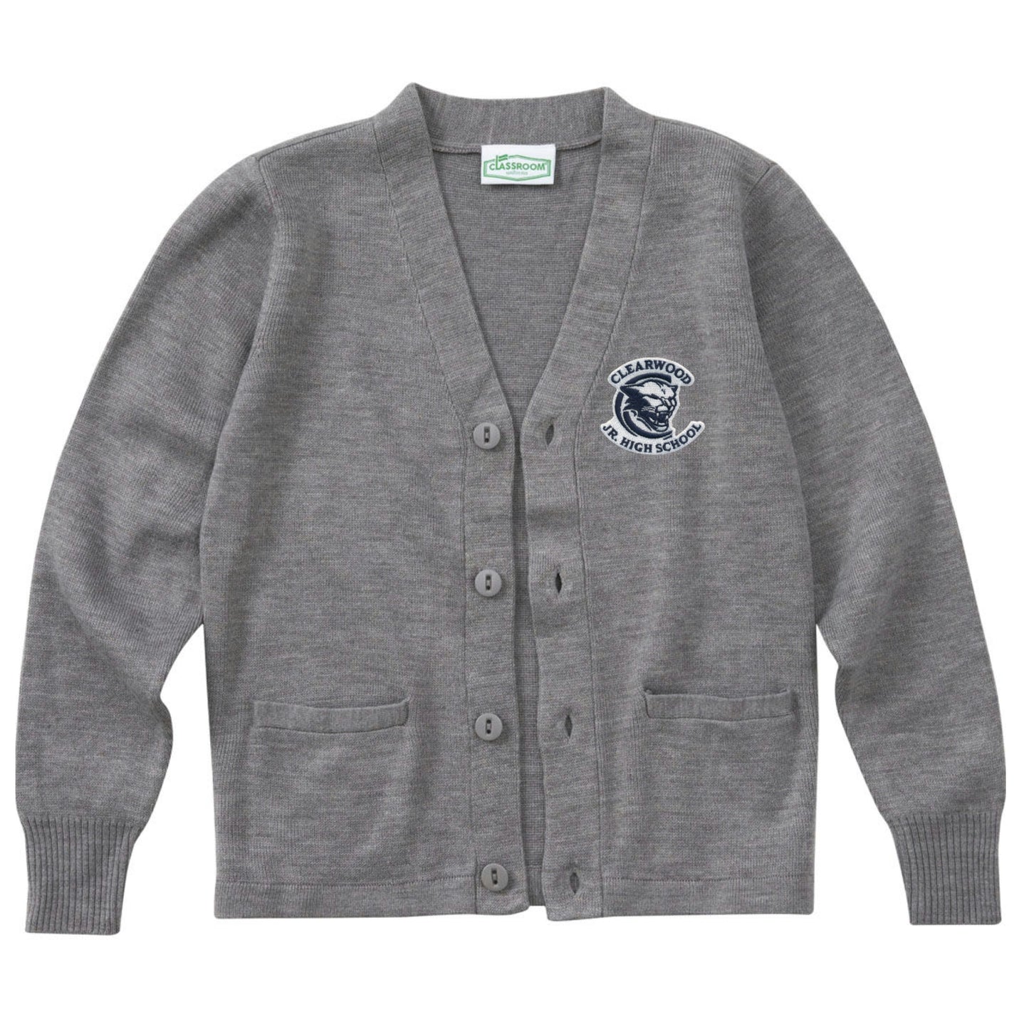 Clearwood Junior High Cardigan - Grey