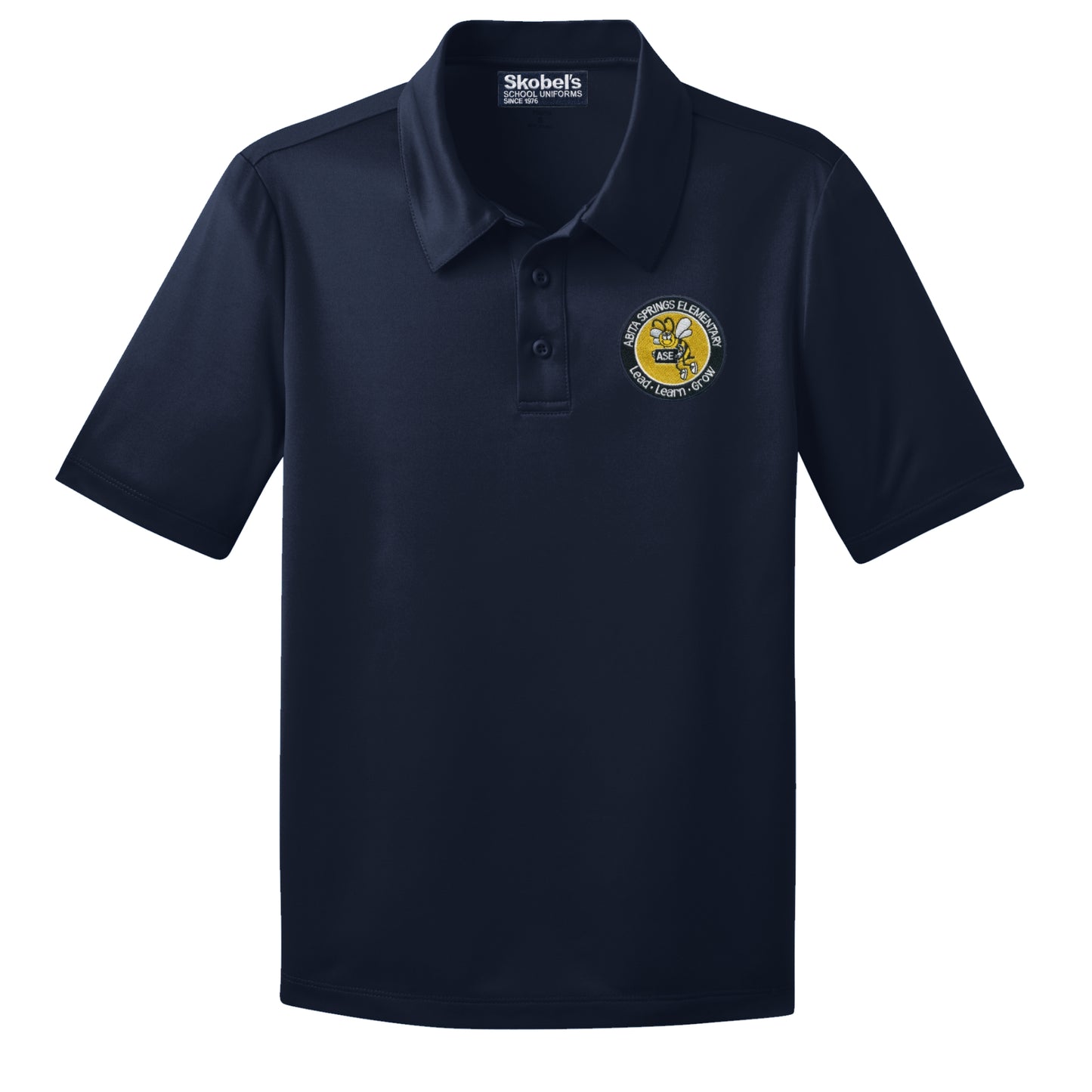 Abita Springs Elementary Dryfit Polo - Navy