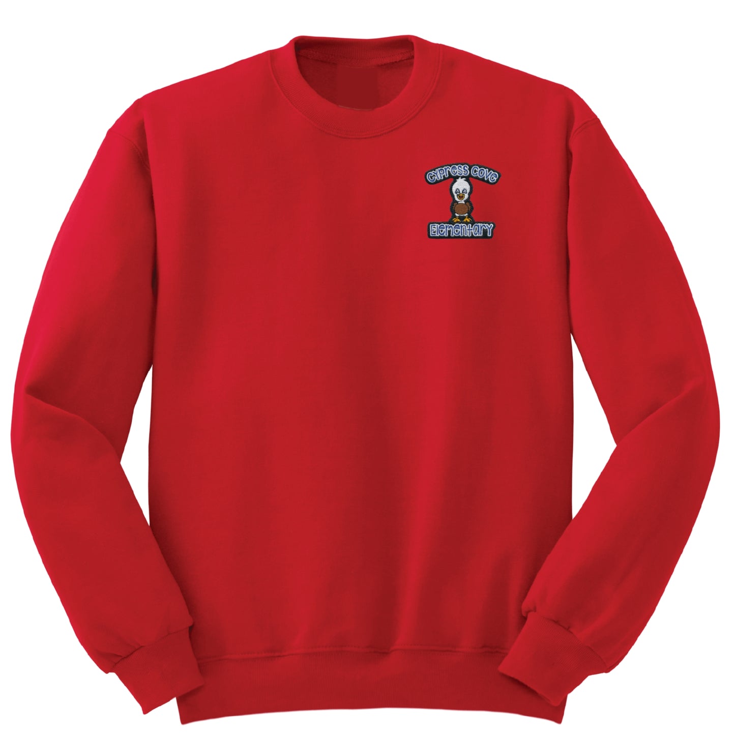 Cypress Cove Elementary Crew Sweatshirt - Red