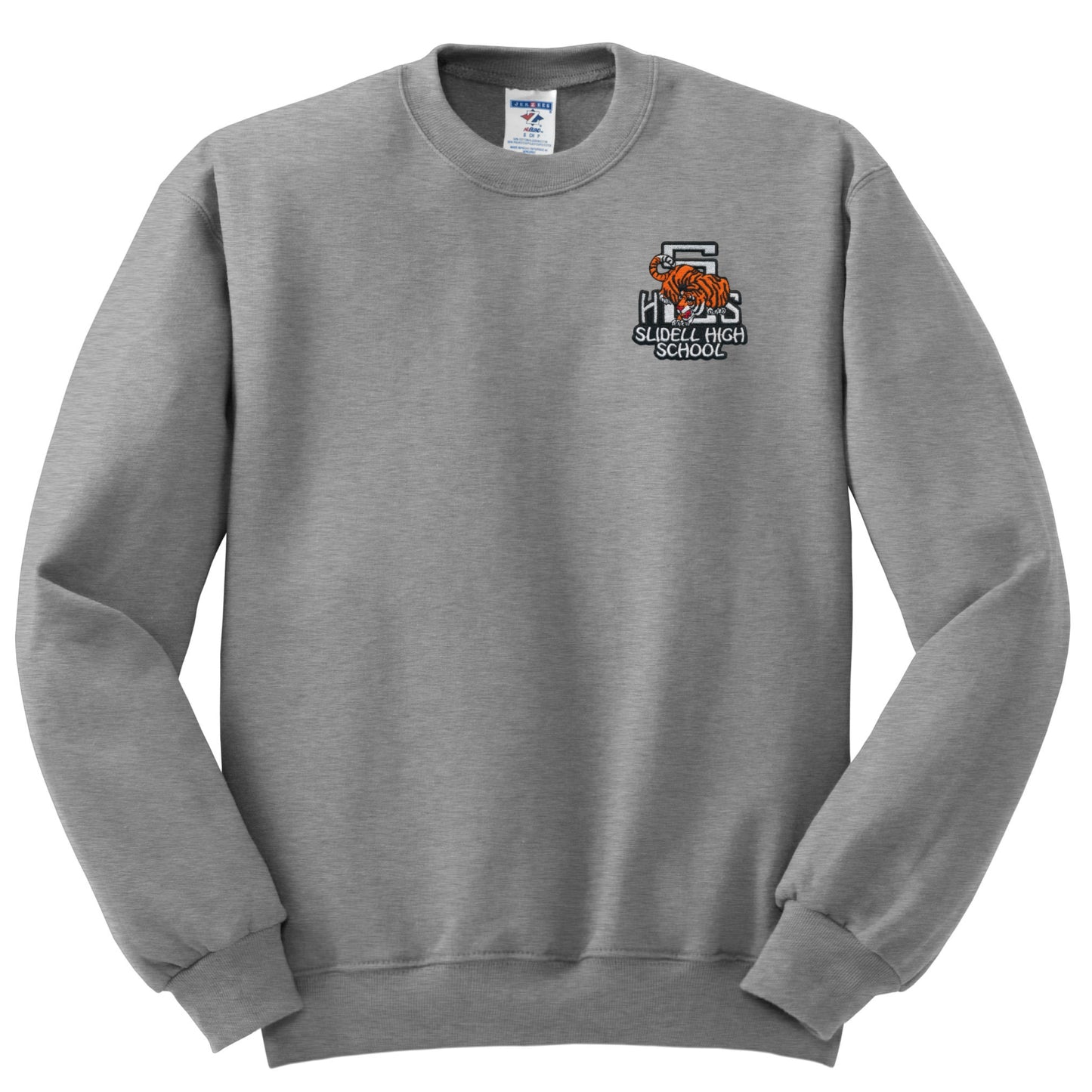 Slidell High School Crew Sweatshirt - Grey
