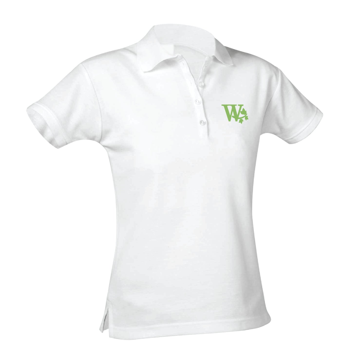 Westridge School Feminine Fit Pique Polo - White