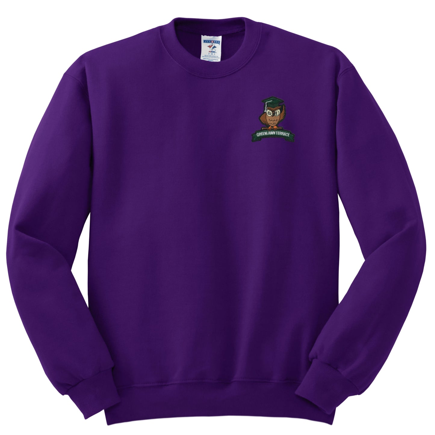 Greenlawn Terrace Crew Sweatshirt - Purple - Pre-K-K