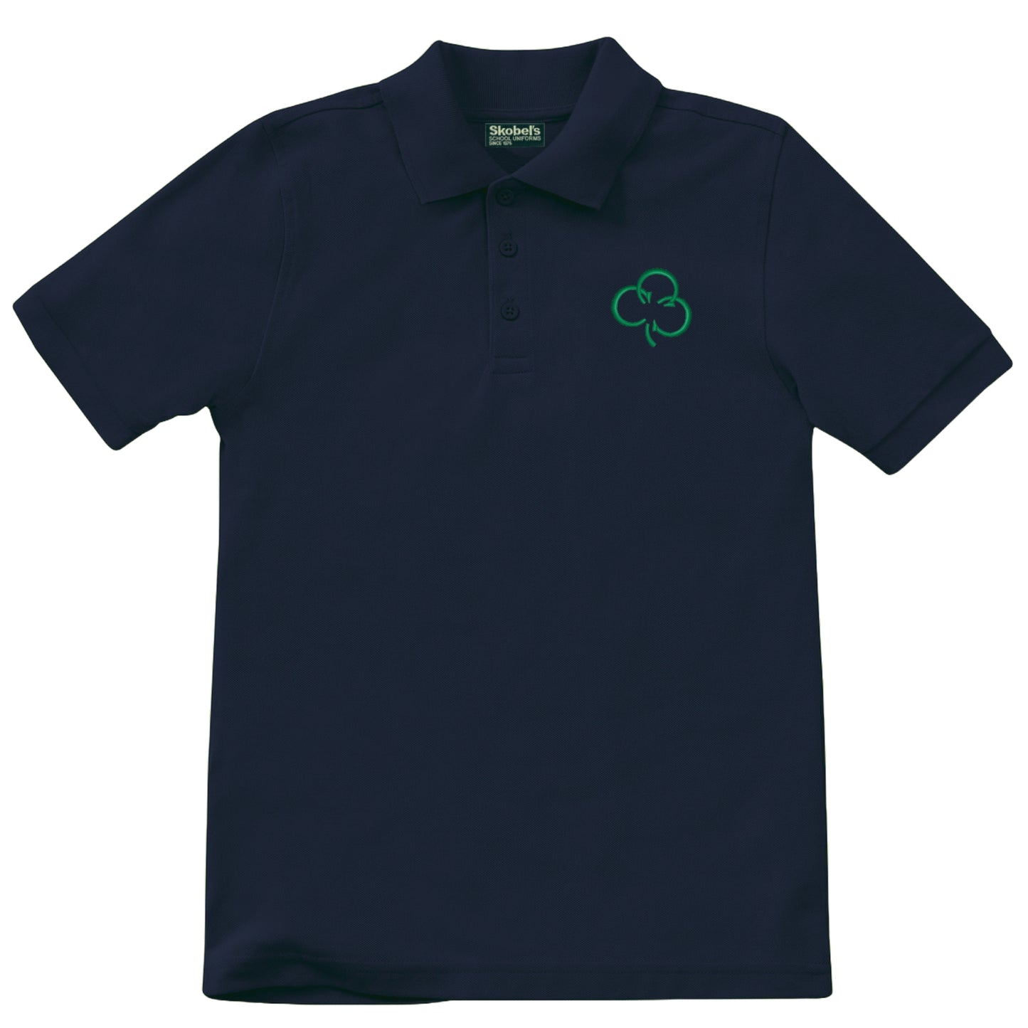 Chandler School Pique Polo - Navy