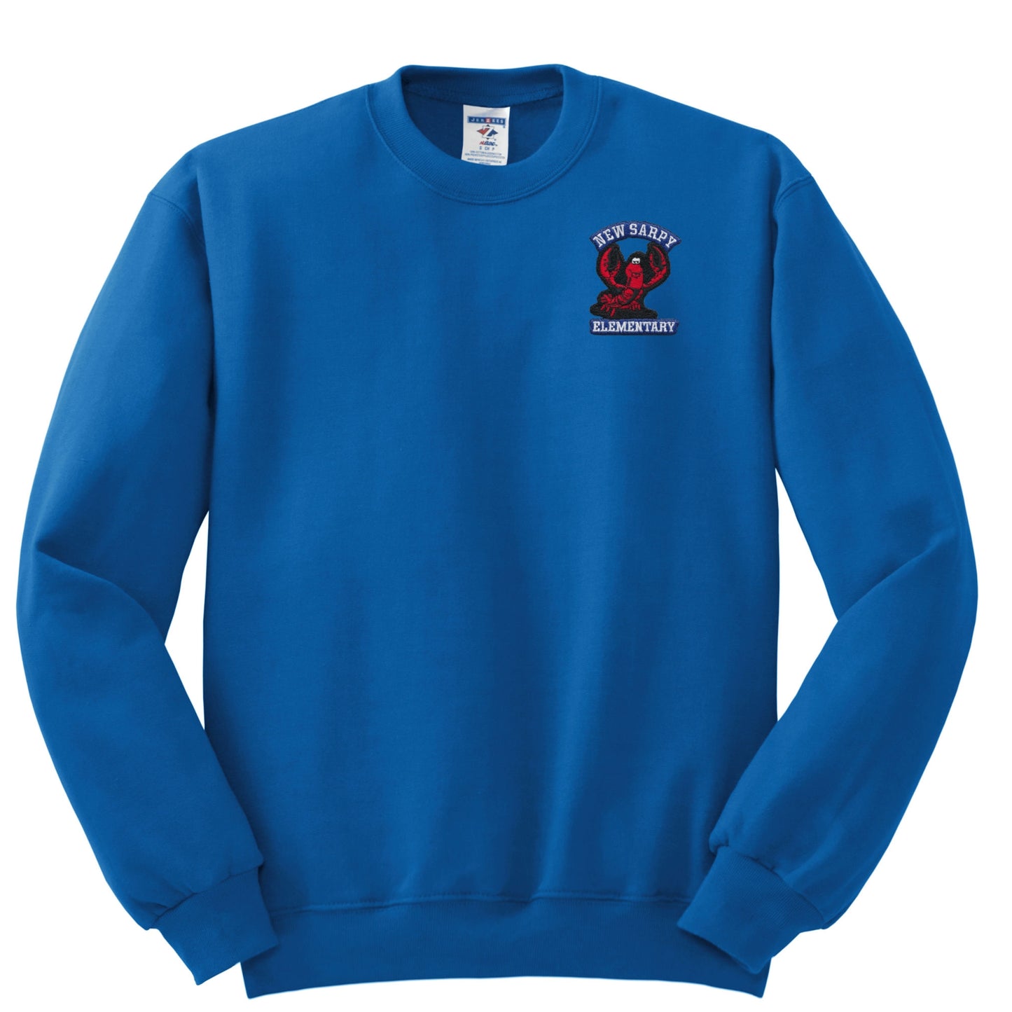 New Sarpy Elementary School Crew Sweatshirt - Royal