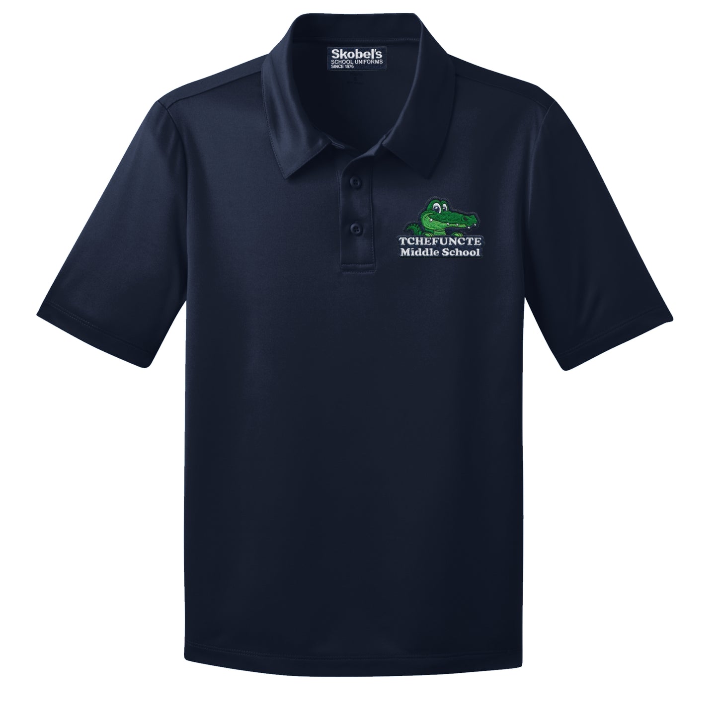Tchefuncte Middle Dryfit Polo - Navy