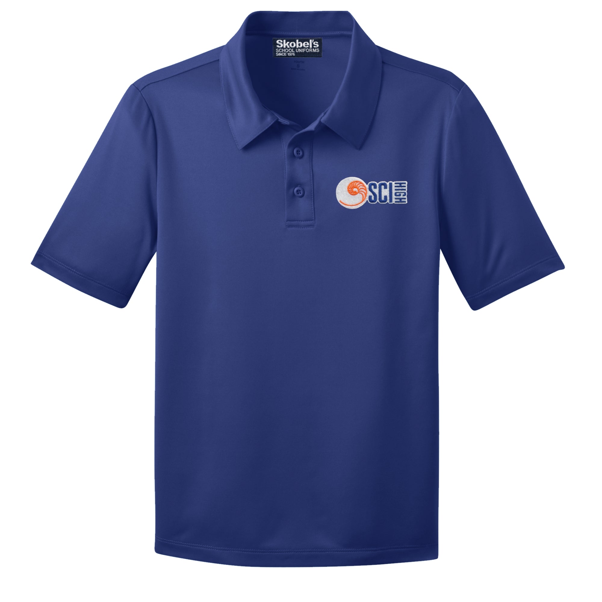 New Orleans Charter Science and Mathematics HS Royal Dryfit Polo All