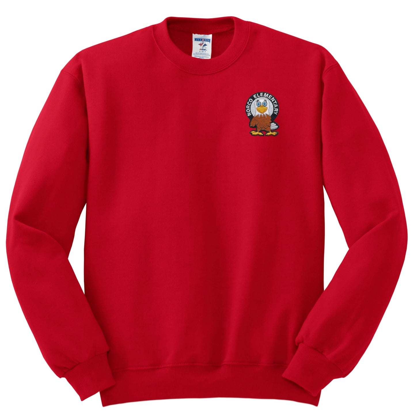 Norco Elementary School Crew Sweatshirt - Red