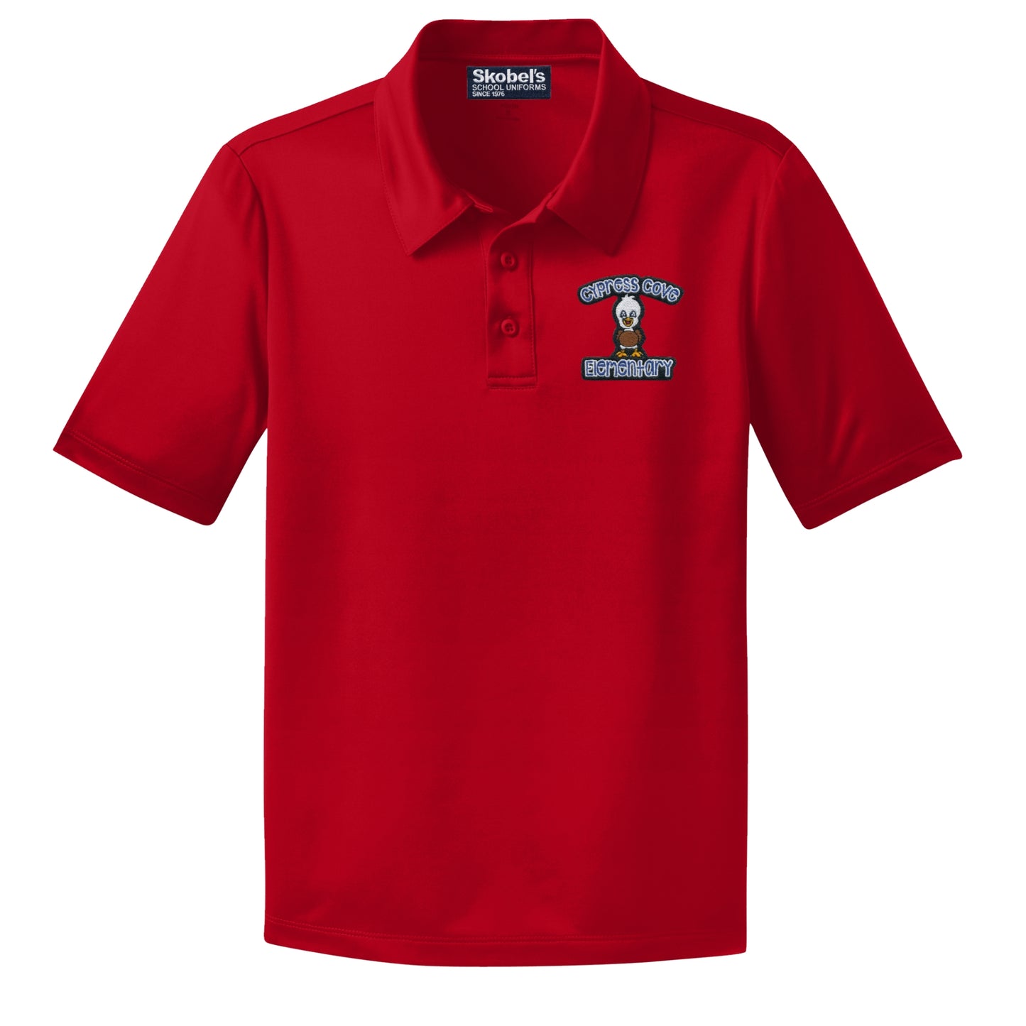 Cypress Cove Elementary Dryfit Polo - Red