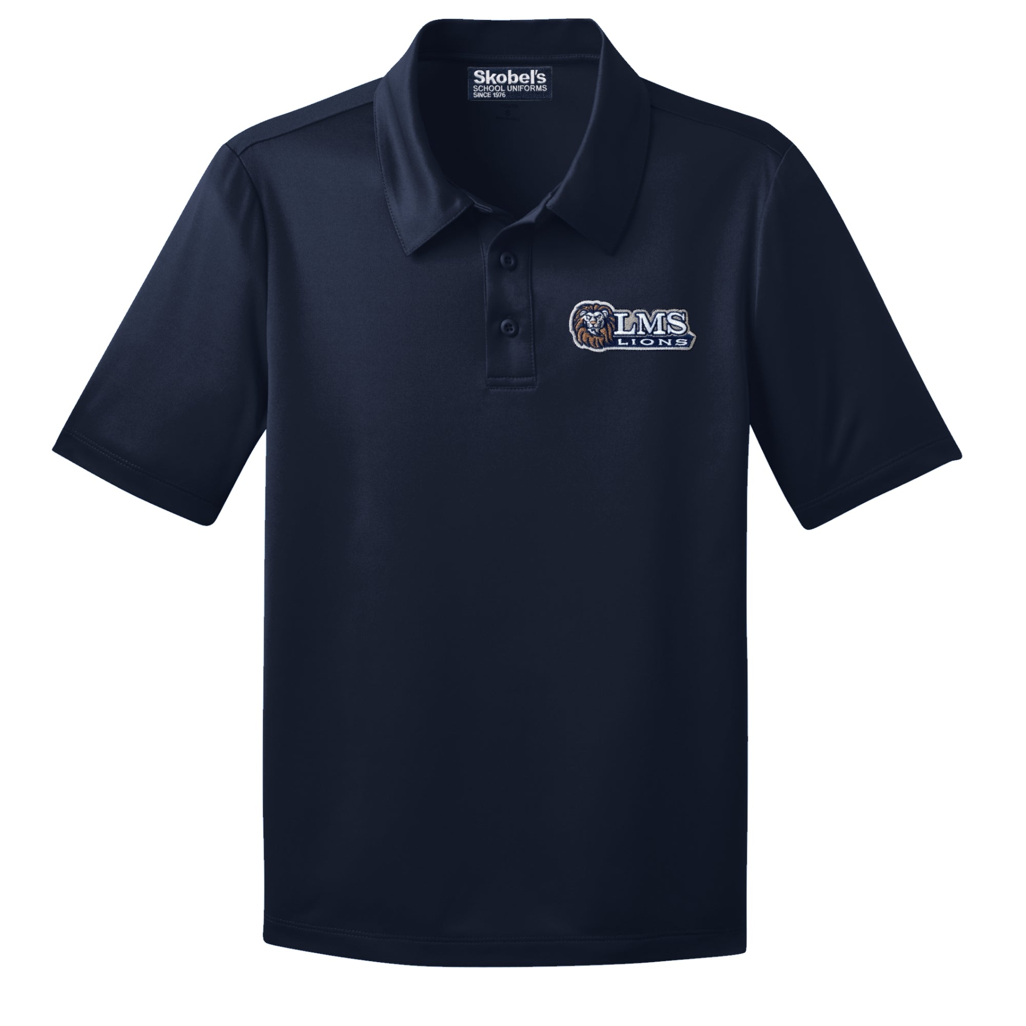 Livaudais Dryfit Polo - Navy – Skobel's School Uniforms