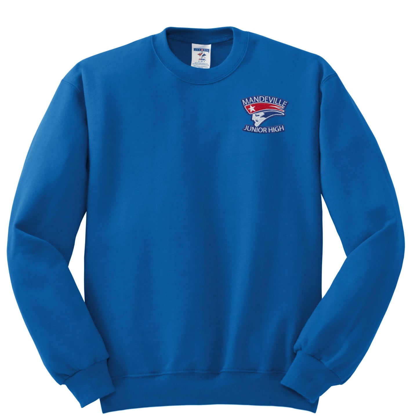 Mandeville Junior High Crew Sweatshirt - Royal