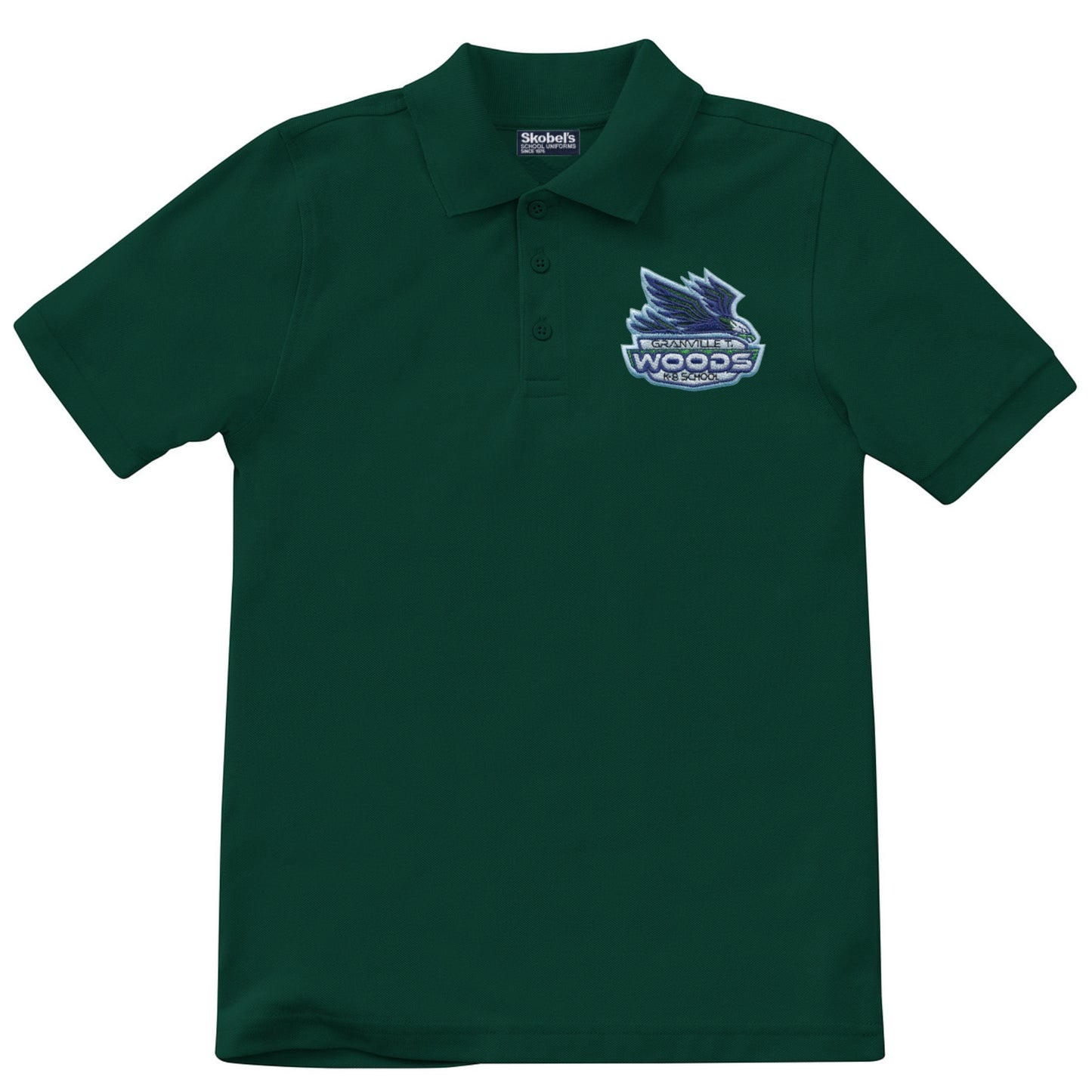 GT Woods Polo - Dark Green - 1st-5th Grades