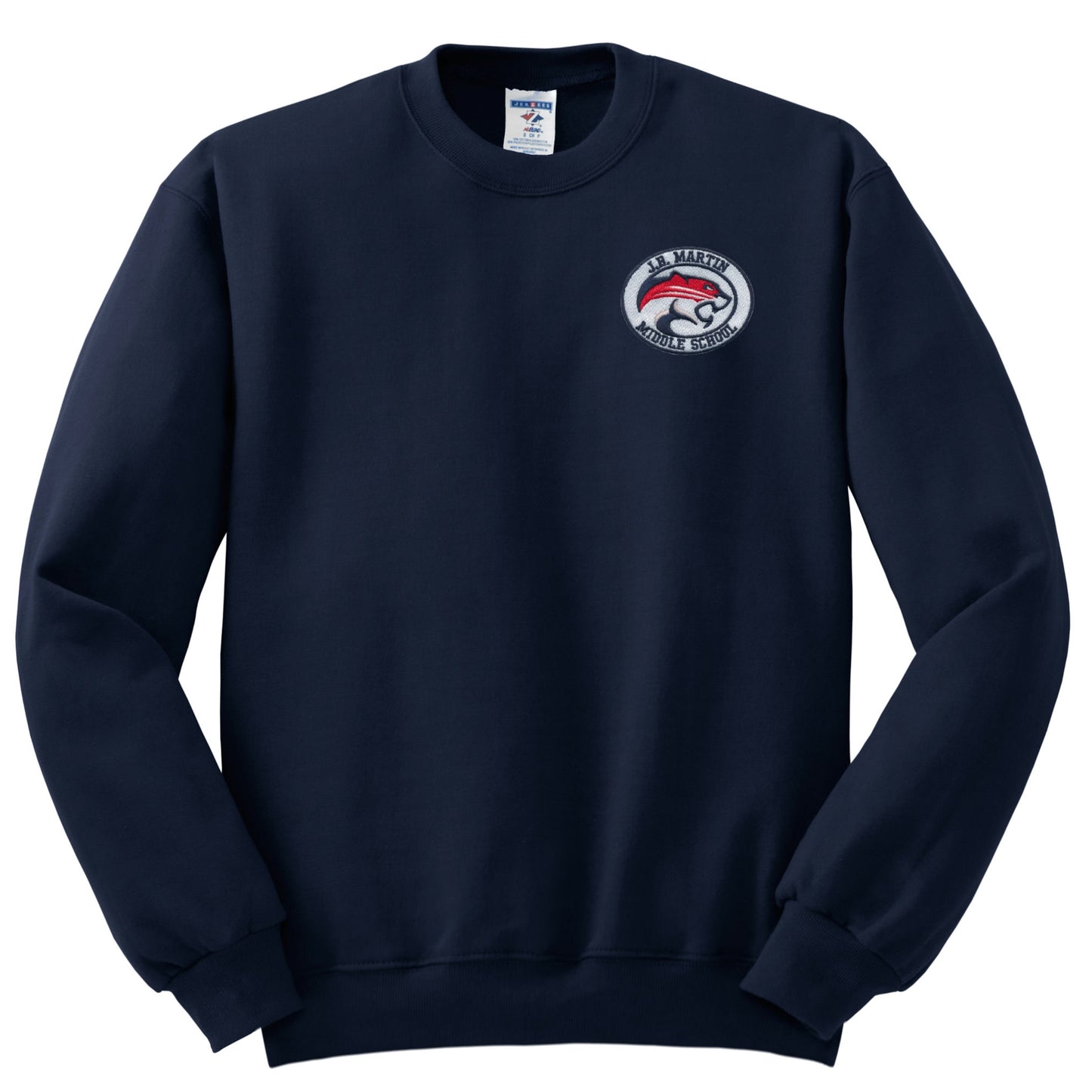 J.B. Martin Middle School Crew Sweatshirt - Navy