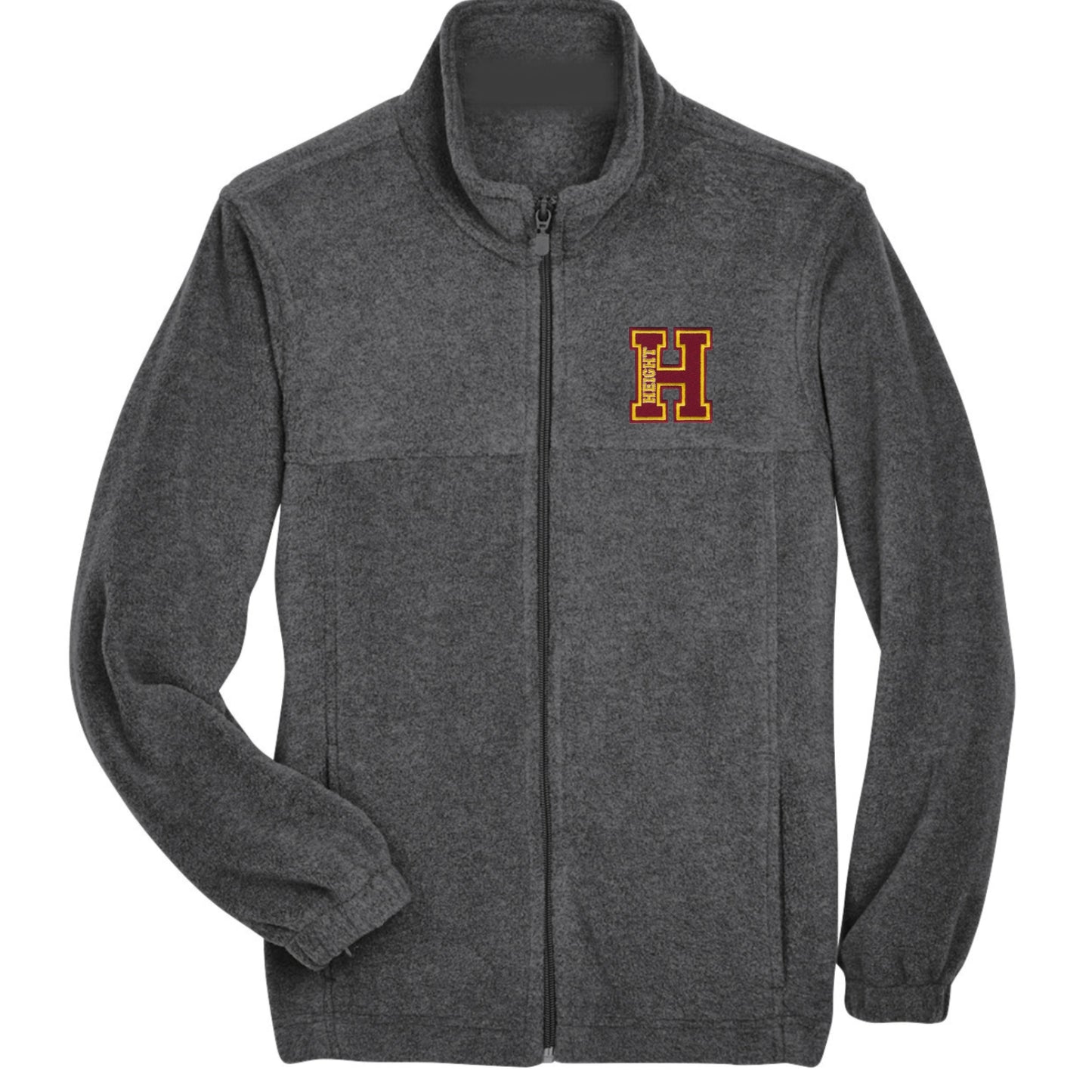 Dorothy Height Charter School Fleece Jacket - Grey