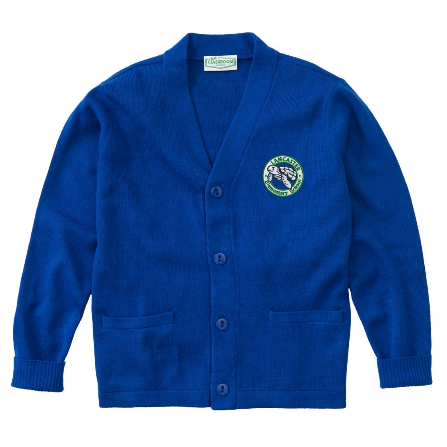 Joseph B. Lancaster Elementary Cardigan - Royal