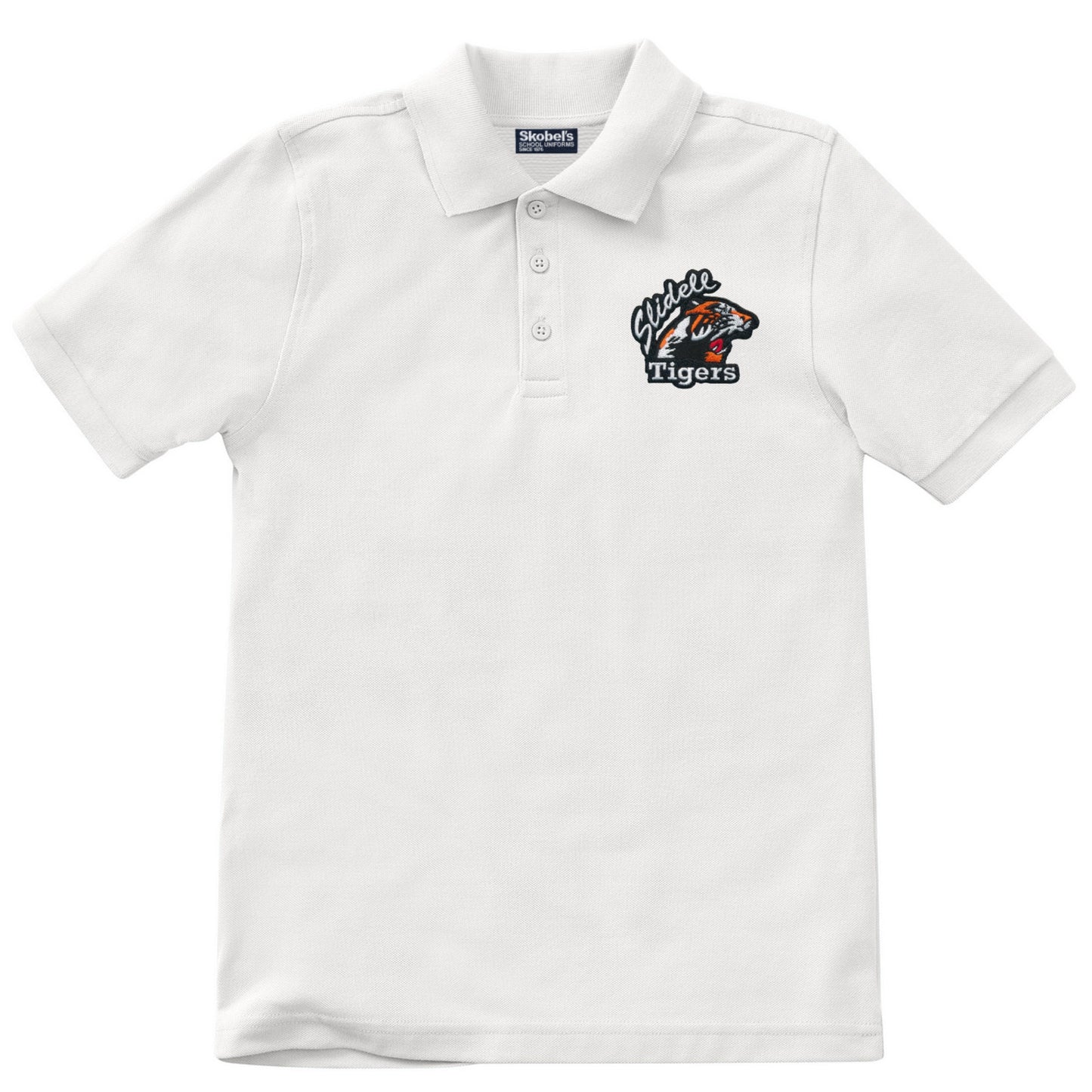 Slidell Junior High School Polo - White