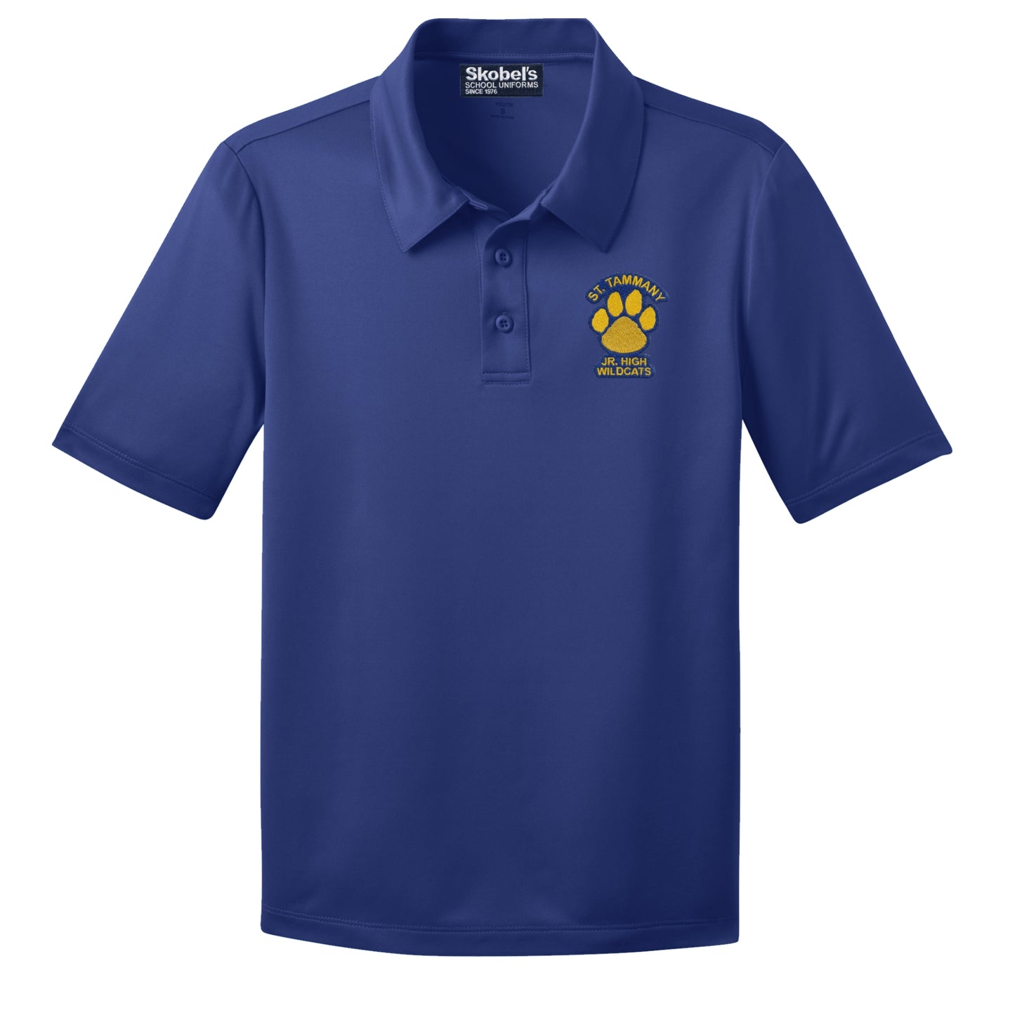 St. Tammany Junior High Dryfit Polo - Royal
