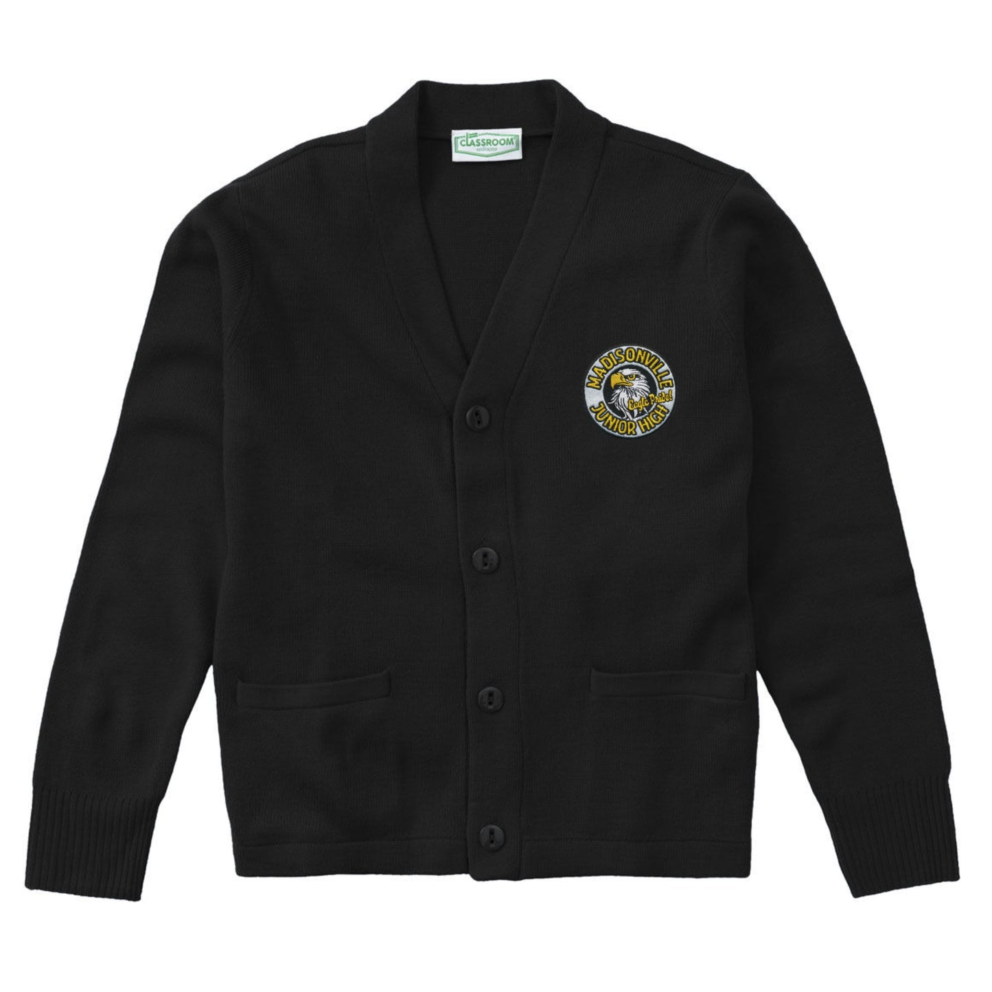 Madisonville Junior High Cardigan - Black