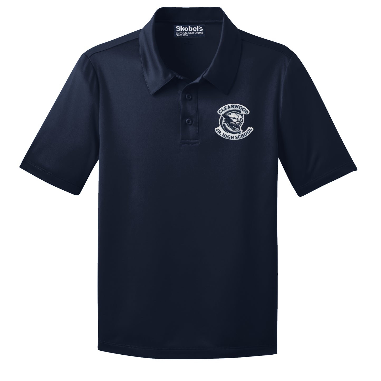 Clearwood Junior High Dryfit Polo - Navy