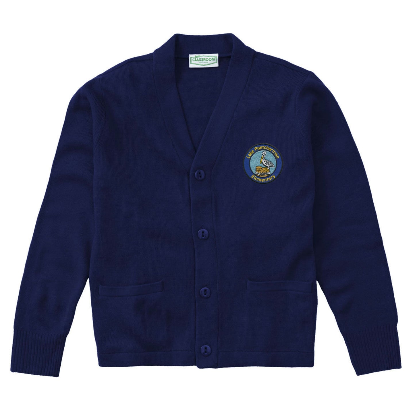 Lake Pontchartrain Elementary Cardigan - Navy
