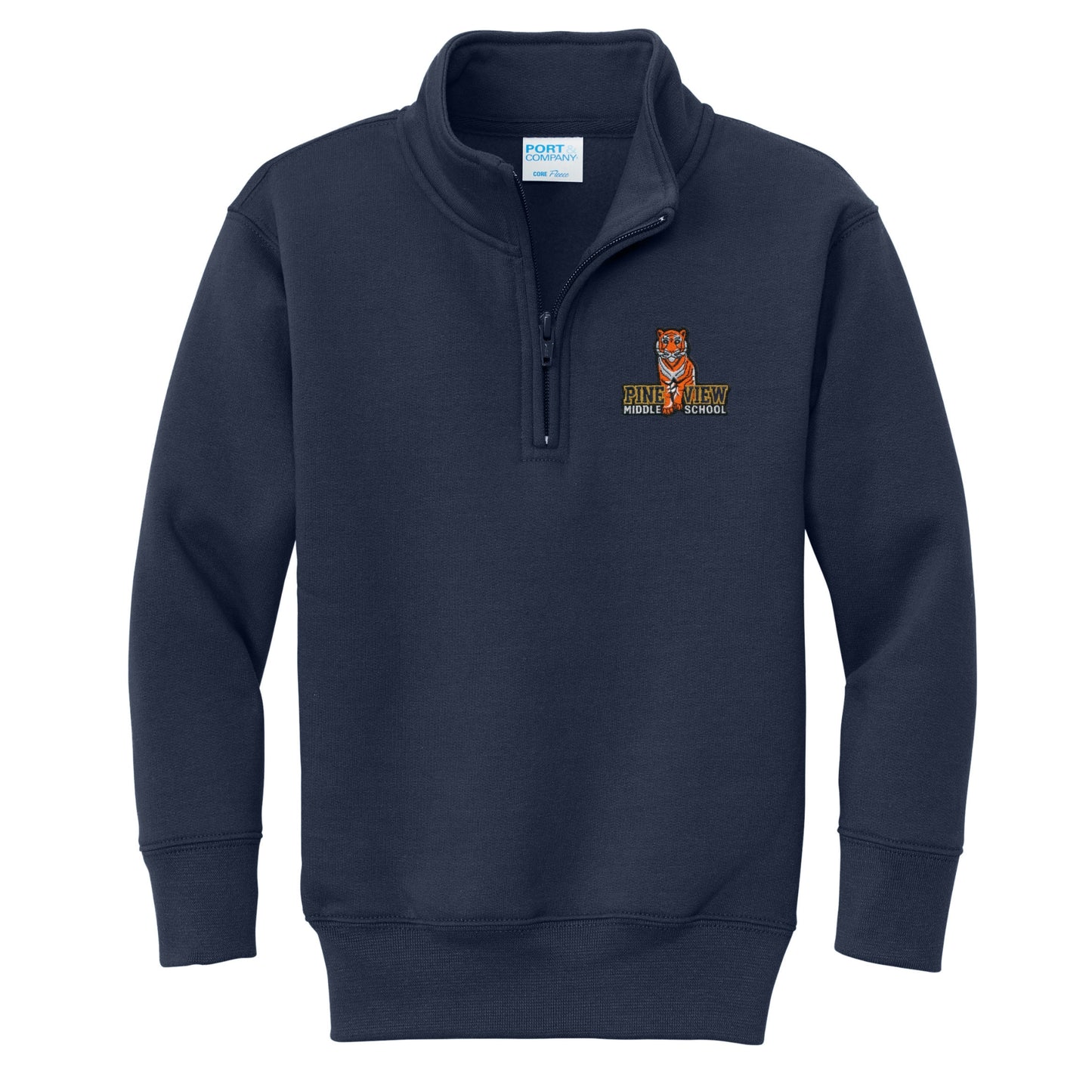Pine View Middle 1/4 Zip Sweatshirt - Navy