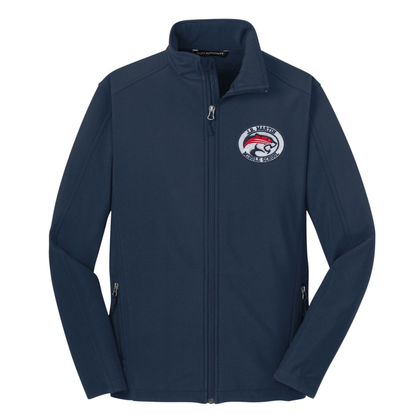 J.B. Martin Middle School Softshell Jacket - Navy