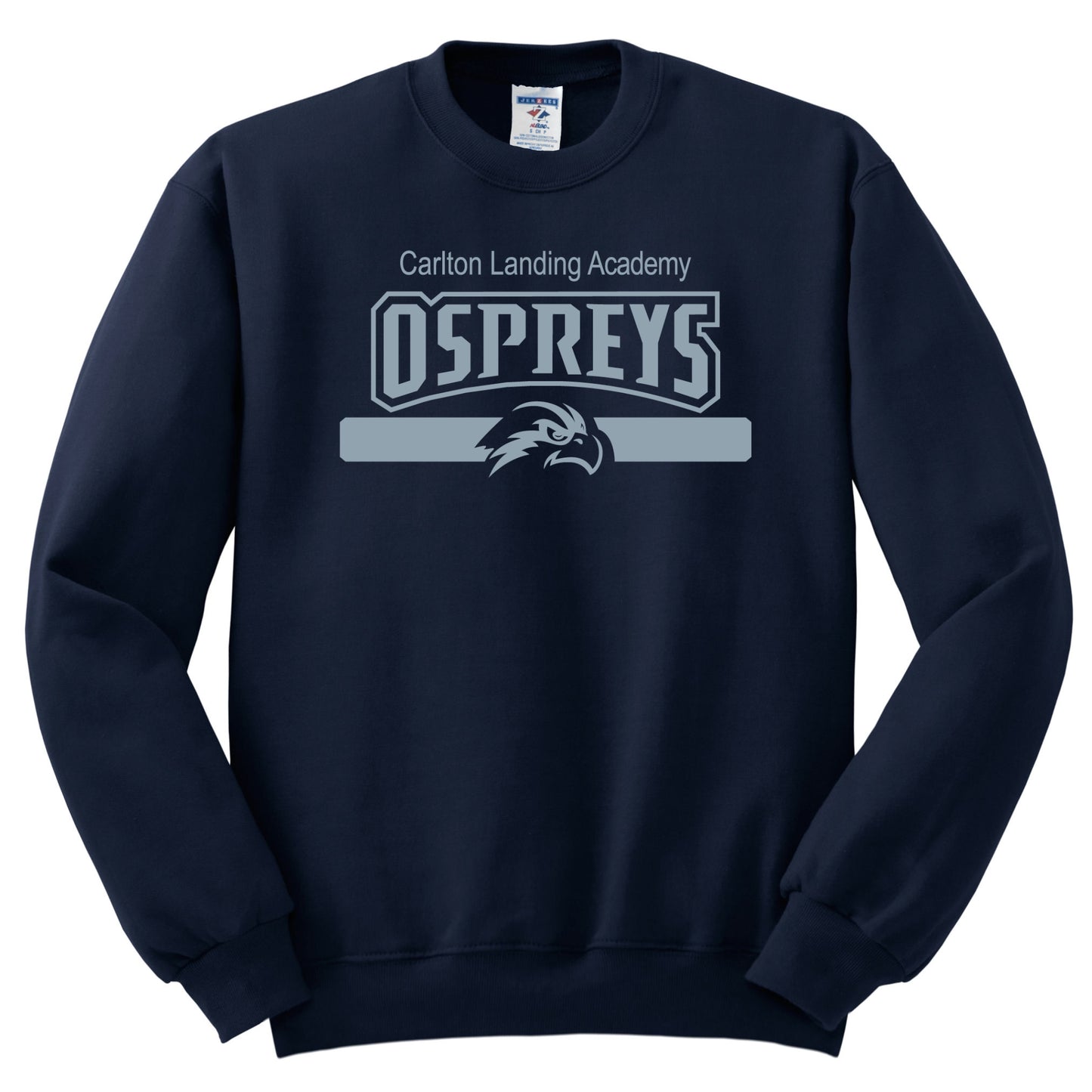 Carlton Landing Academy Full Chest Crew Sweatshirt - Navy
