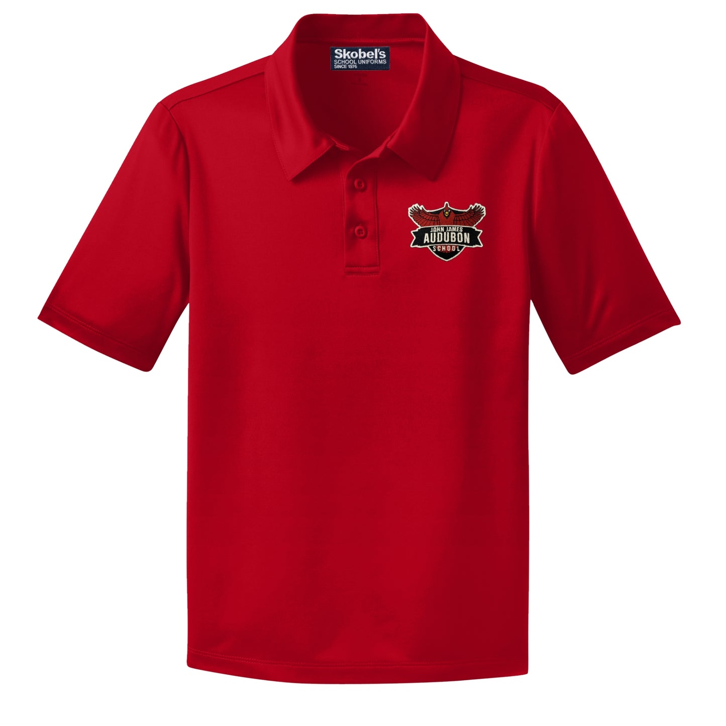 JJ Audubon Dryfit Polo - Red