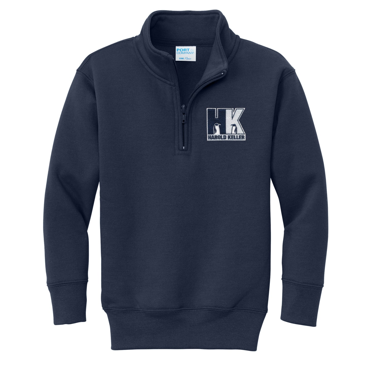 Harold Keller Elementary 1/4 Zip Sweatshirt - Navy - 1st-5th Grades