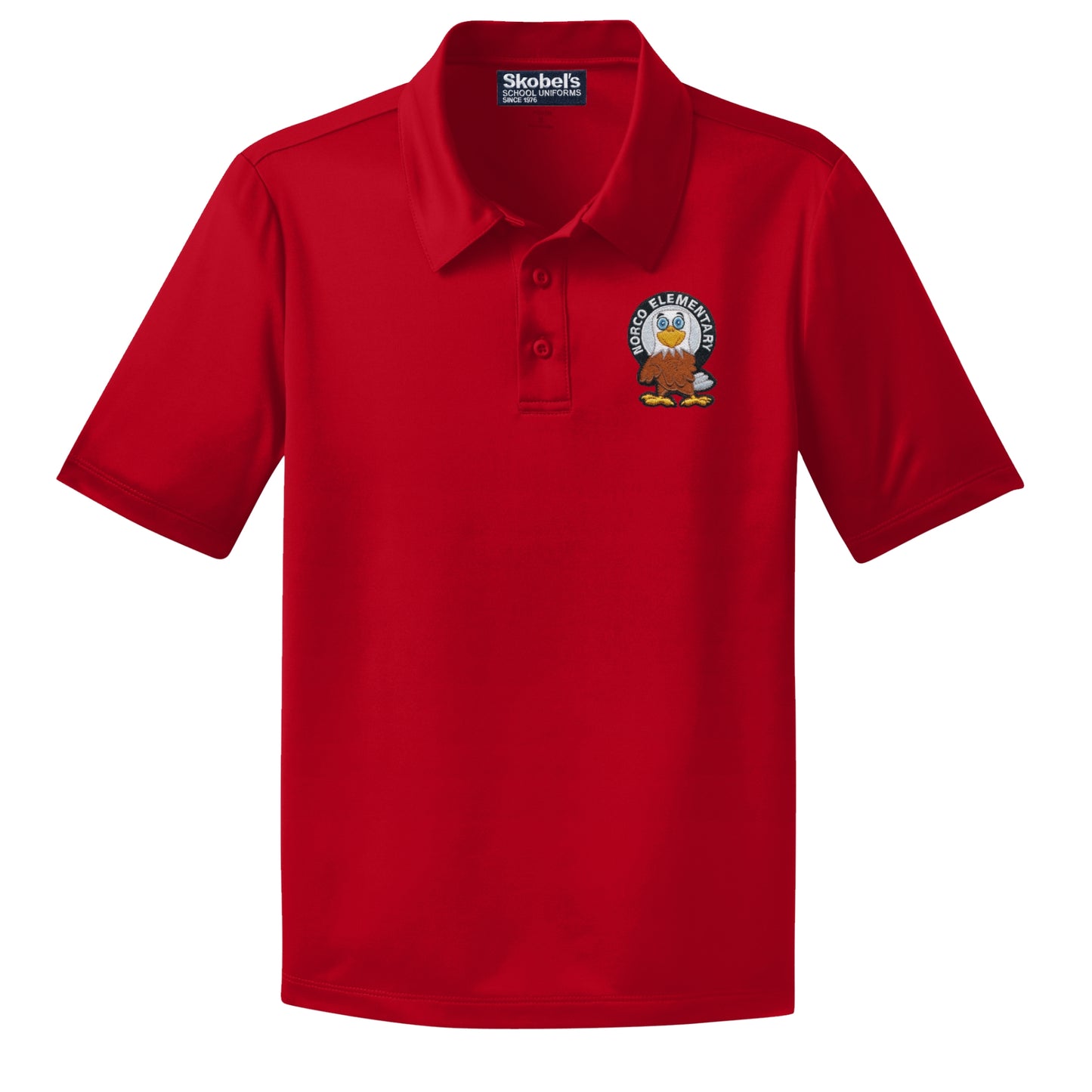 Norco Elementary School Dryfit Polo - Red