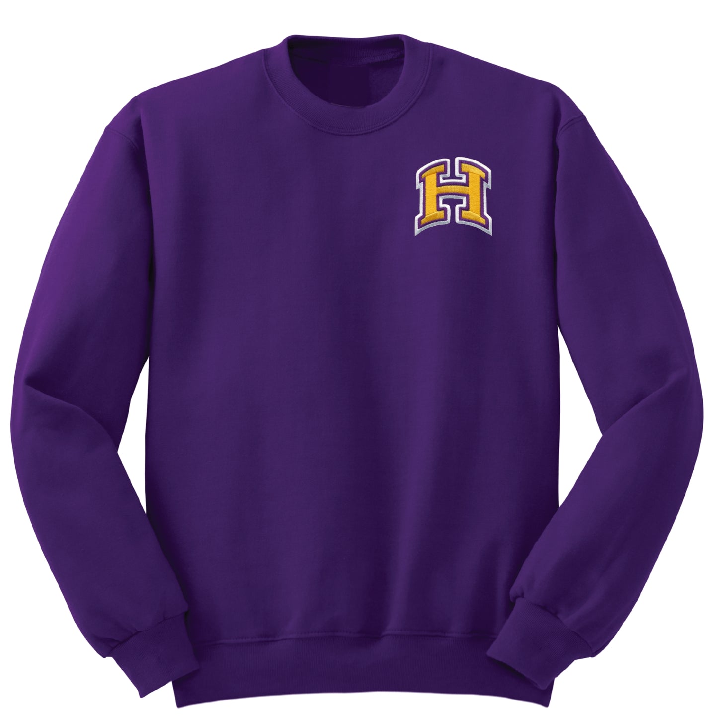 Hahnville High School Crew Sweatshirt - Purple