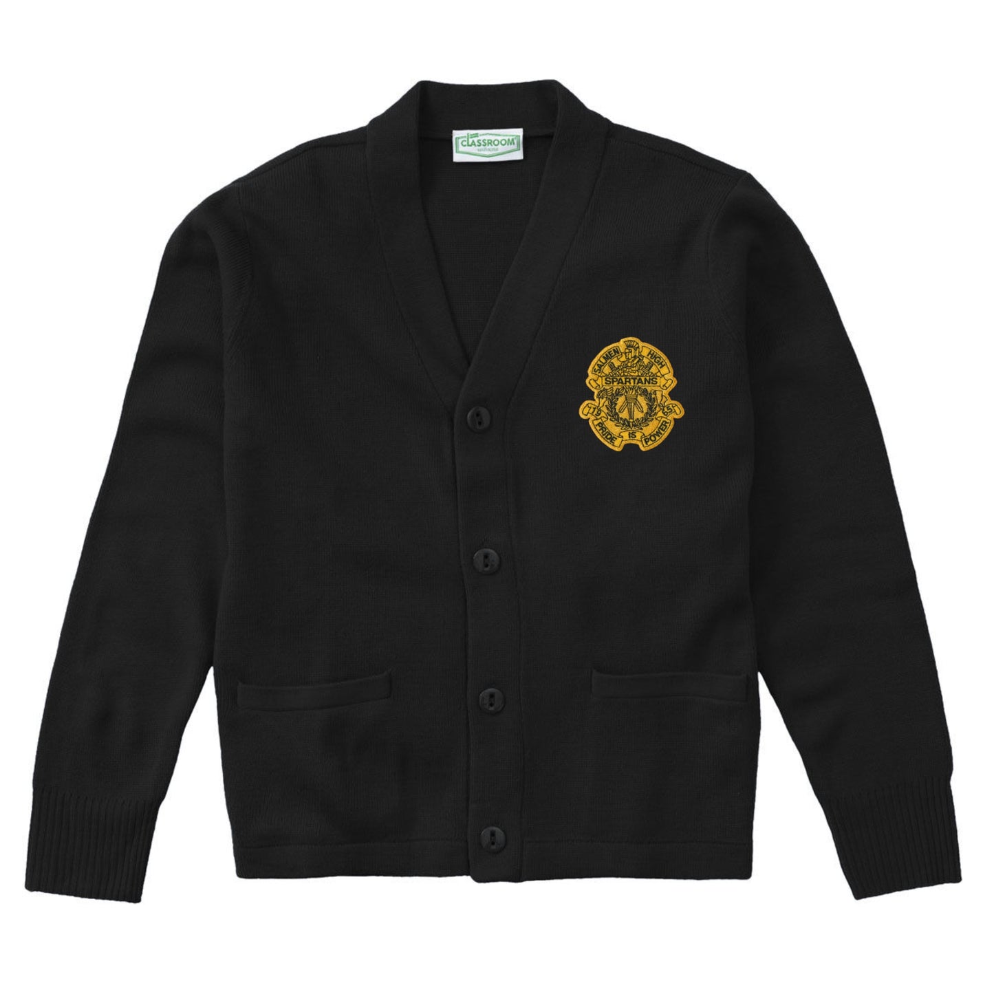 Salmen High School Cardigan - Black