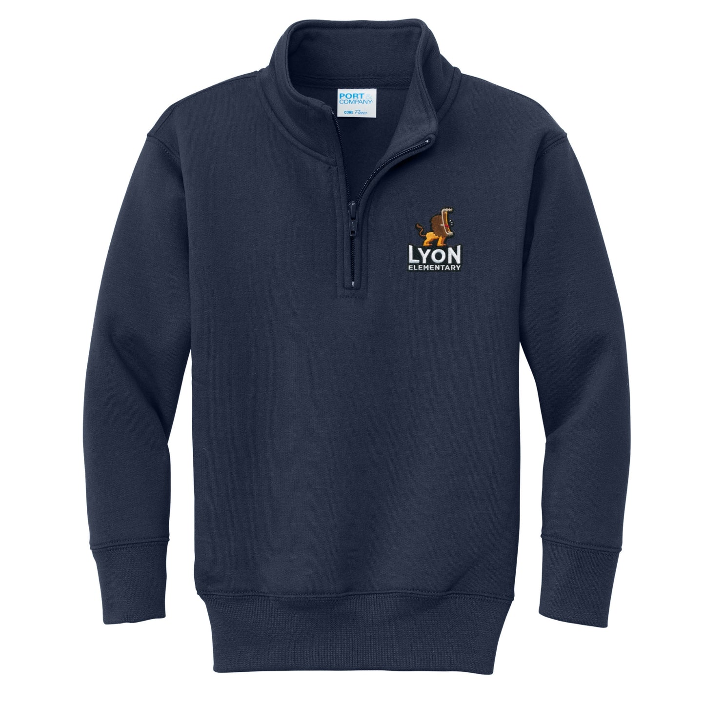 Lyon Elementary 1/4 Zip Sweatshirt - Navy