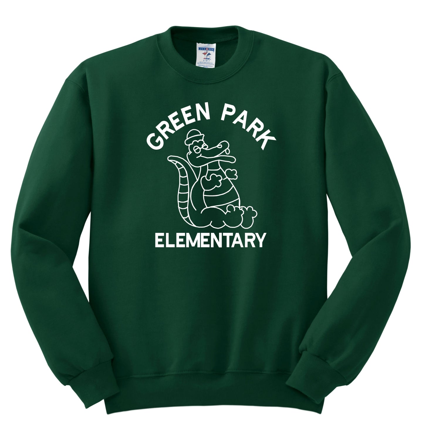 Green Park Elementary Crew Sweatshirt - Dark Green - All Grades