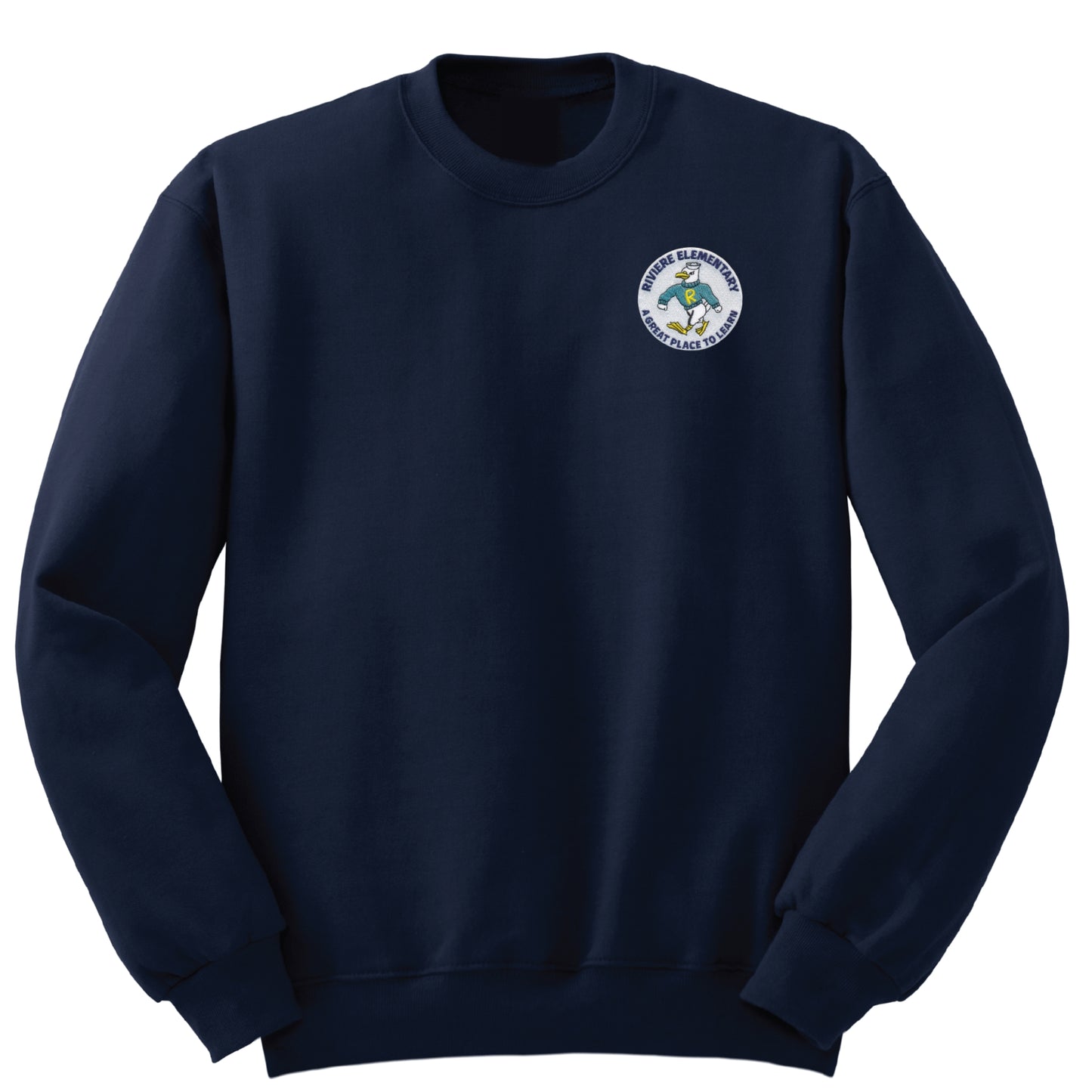 Marie Riviere Elementary Crew Sweatshirt - Navy - All Grades