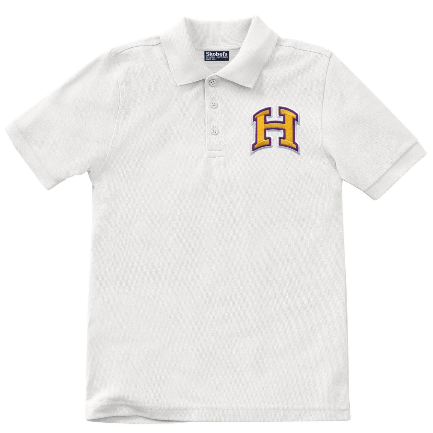 Hahnville High School Polo - White
