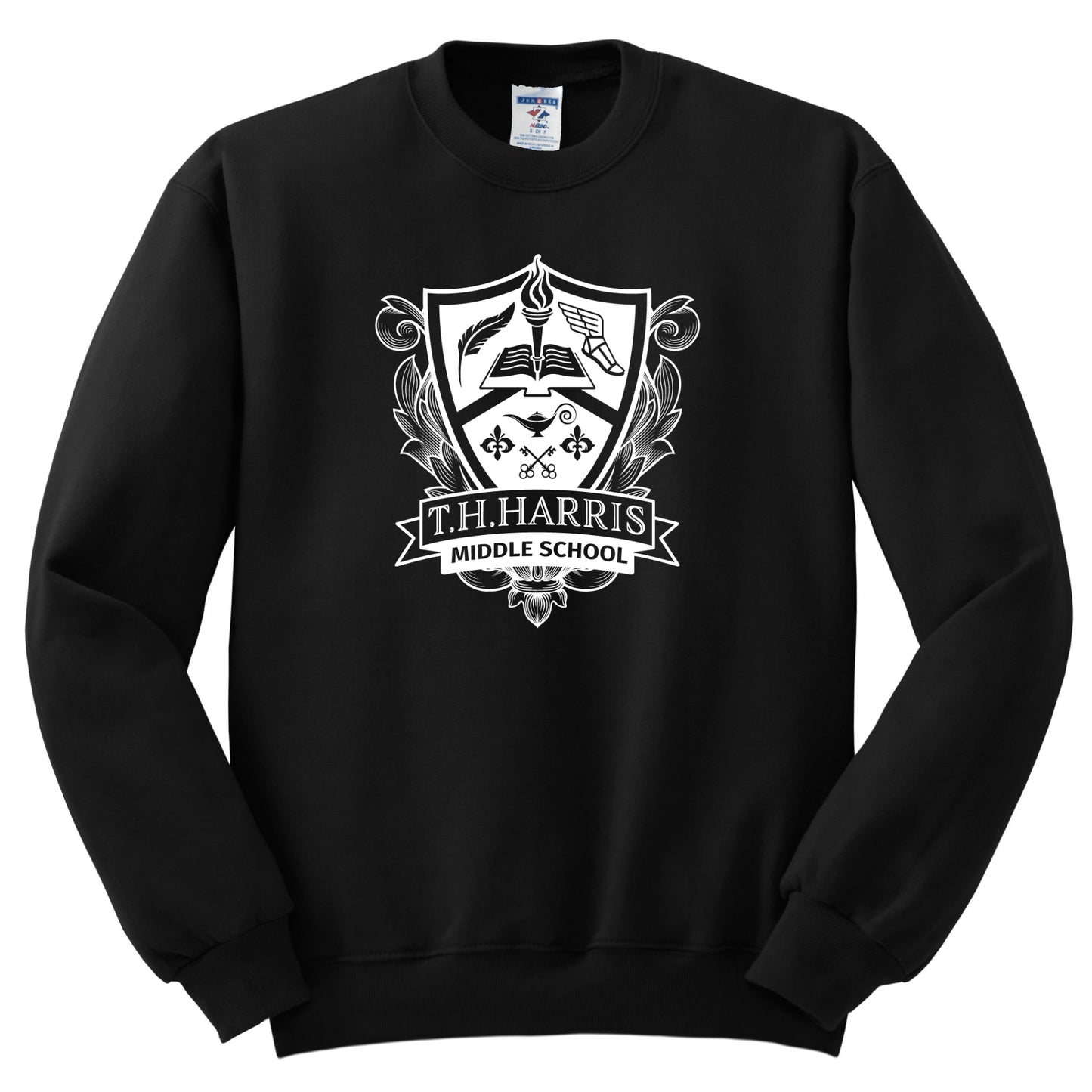 TH Harris Middle Crew Sweatshirt - Black