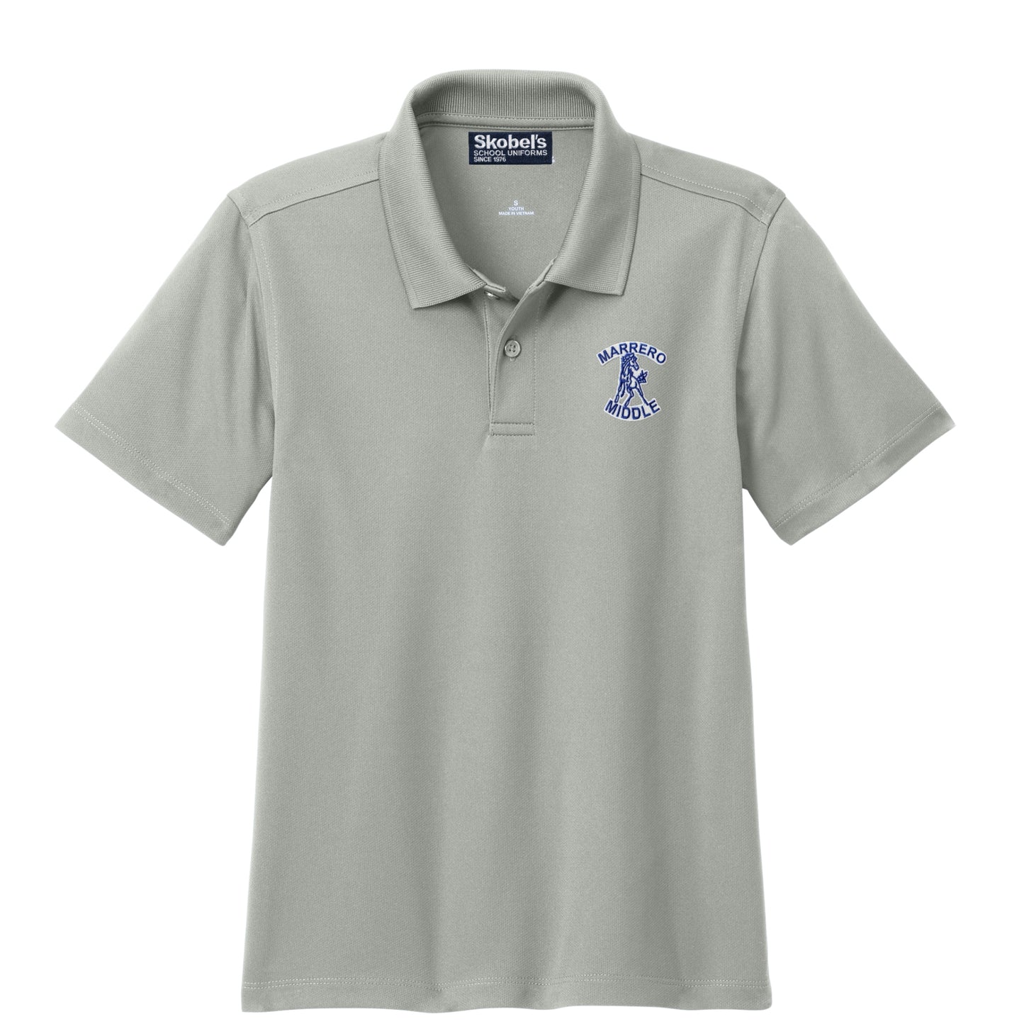 L.H. Marrero Middle Dryfit Polo - Grey
