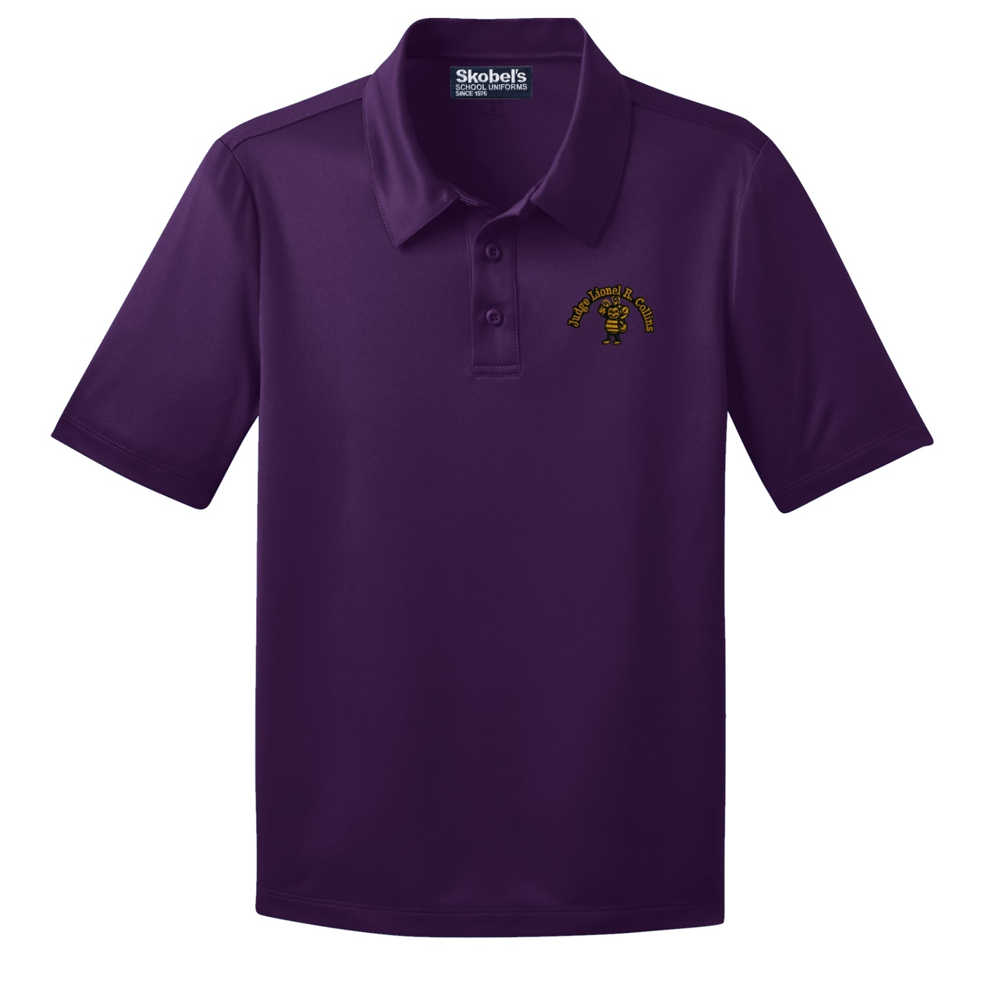 Lionel Collins Purple Dryfit Polo - PreK-K