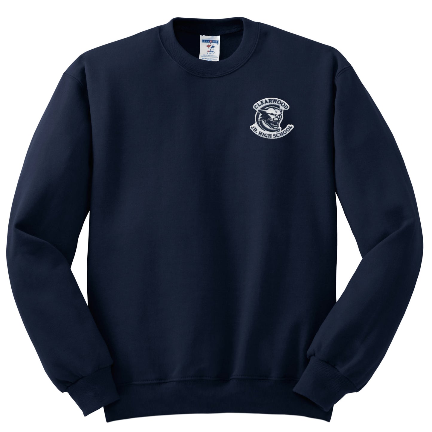 Clearwood Junior High Crew Sweatshirt - Navy