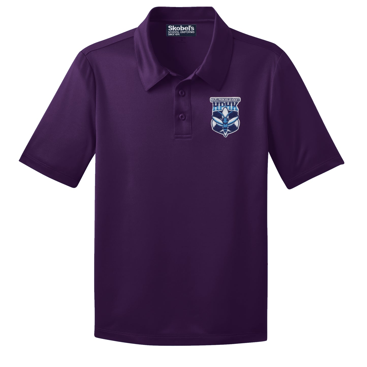 Hazel Park / Hilda Knoff Dryfit Polo - Purple