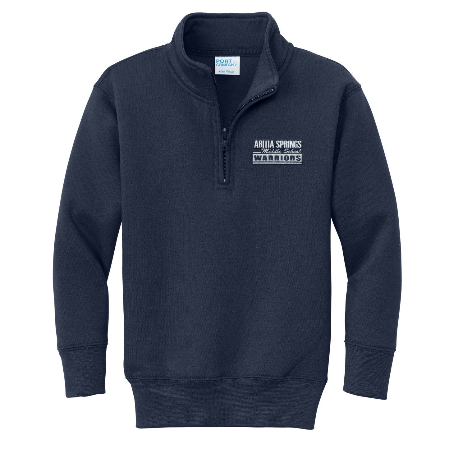 Abita Springs Middle 1/4 Zip Sweatshirt - Navy