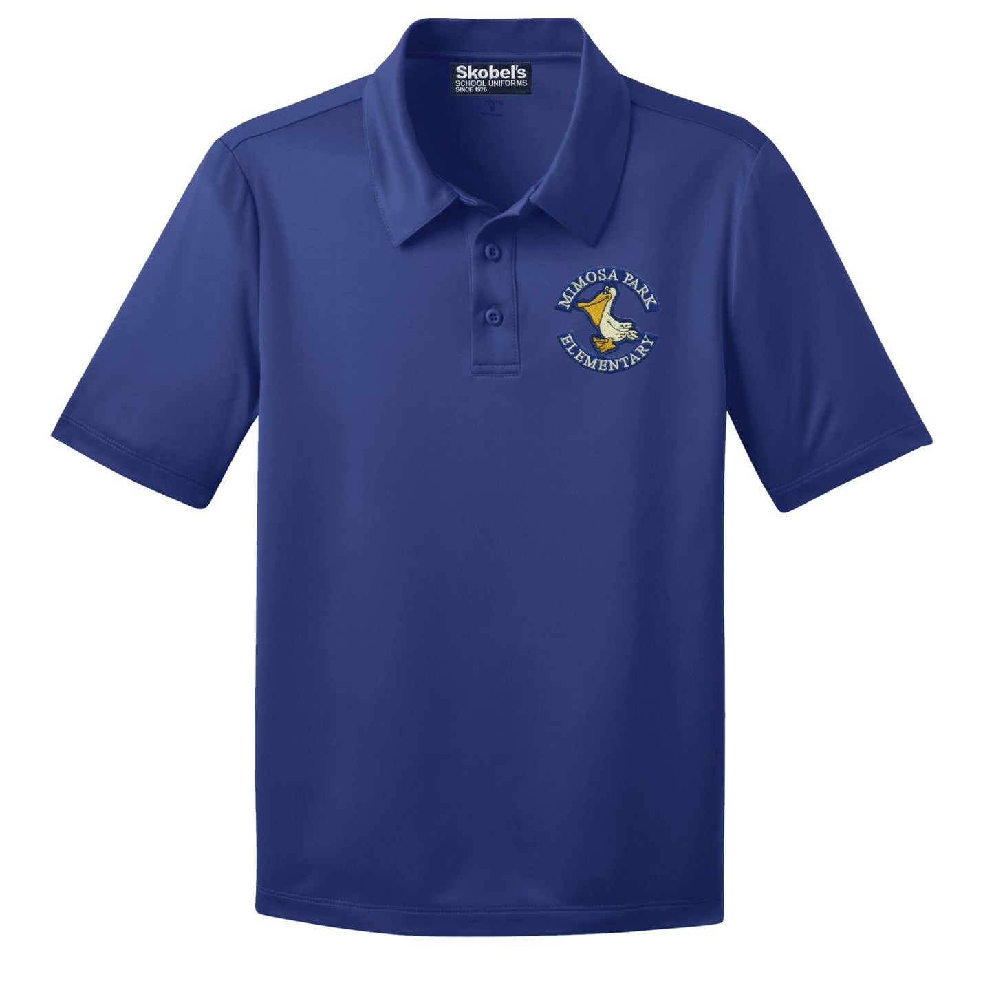 Mimosa Park Elementary School Dryfit Polo - Royal