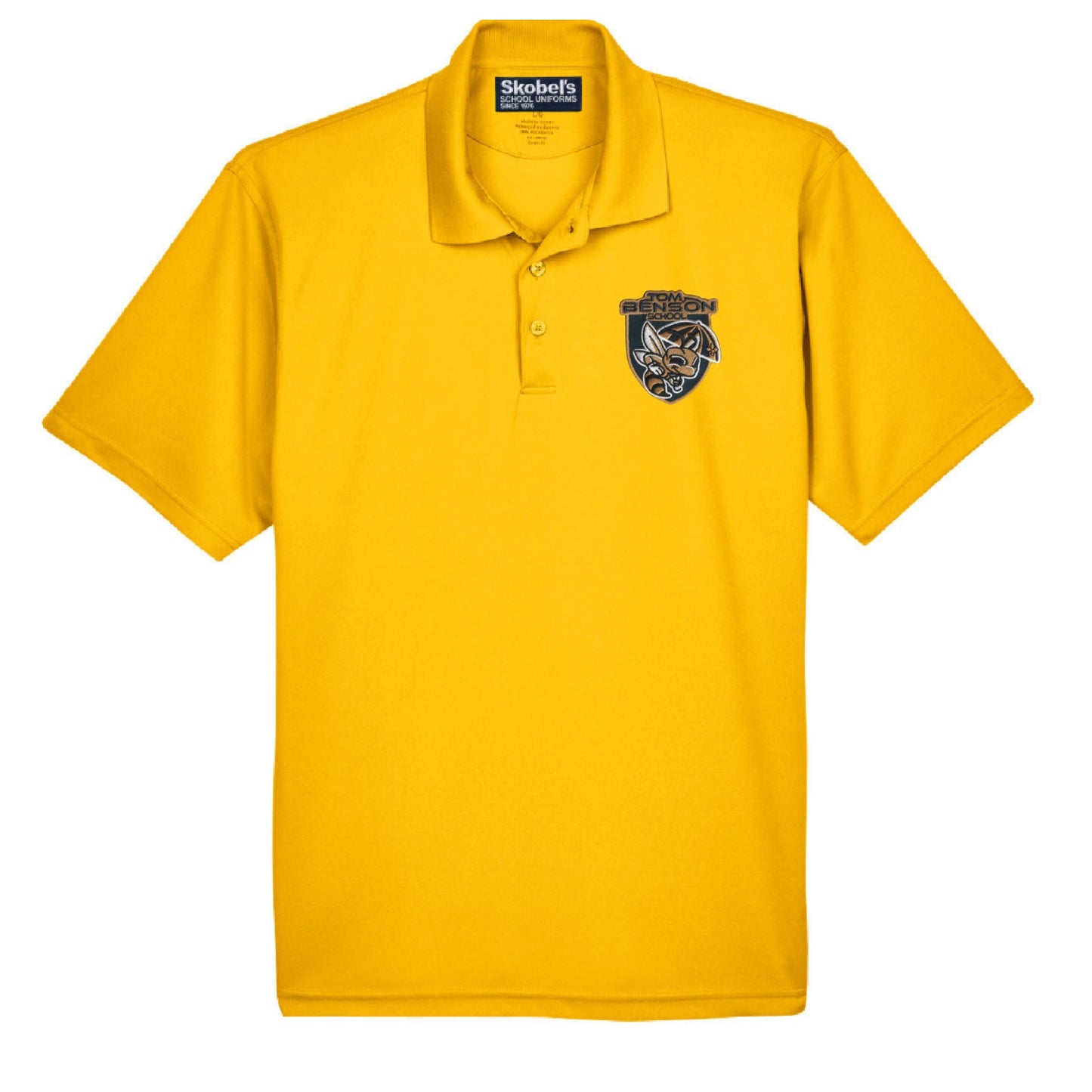 Tom Benson Gold Dryfit Polo