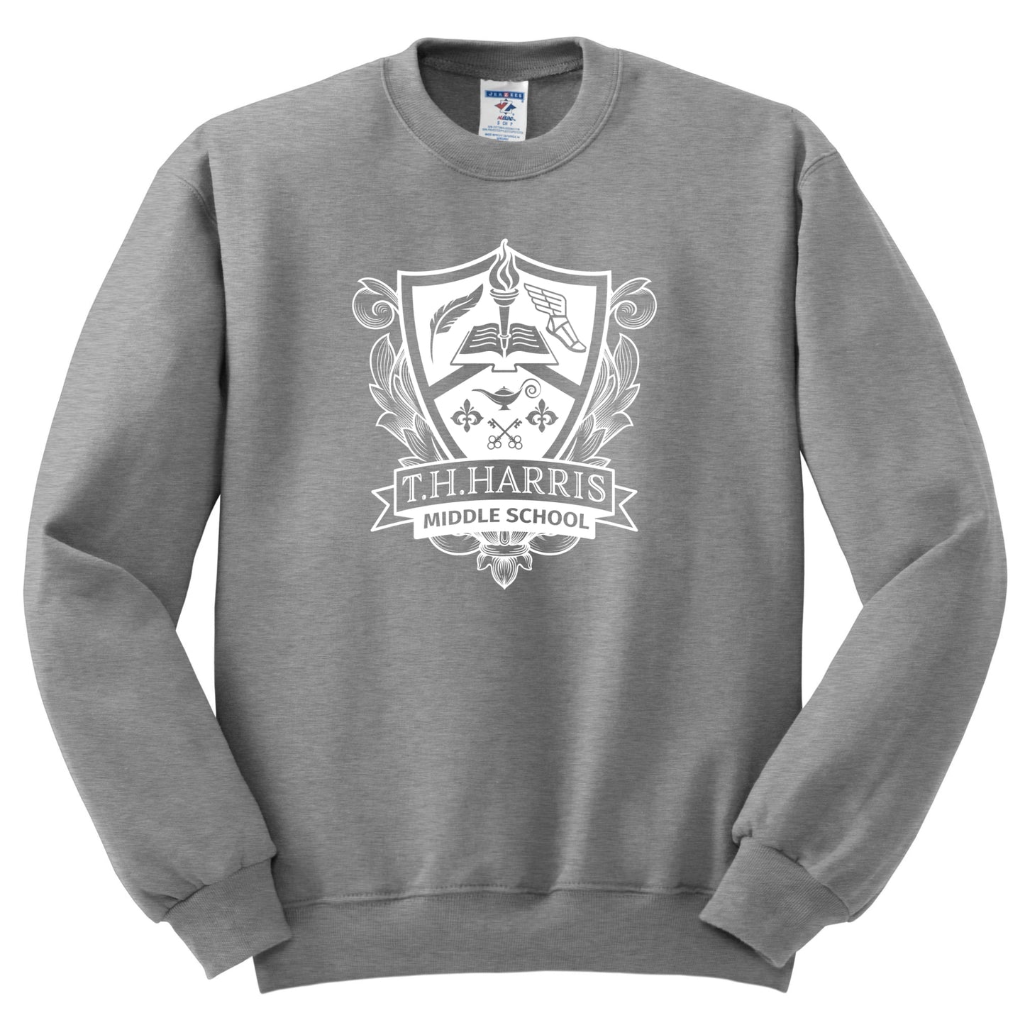 TH Harris Middle Crew Sweatshirt - Grey
