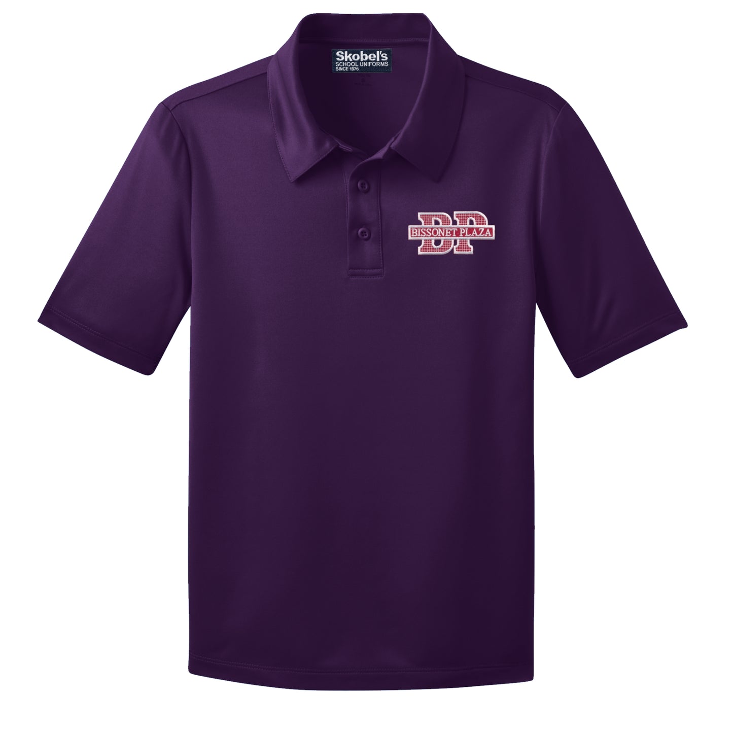 Bissonet Plaza Elementary Dryfit Polo - Purple