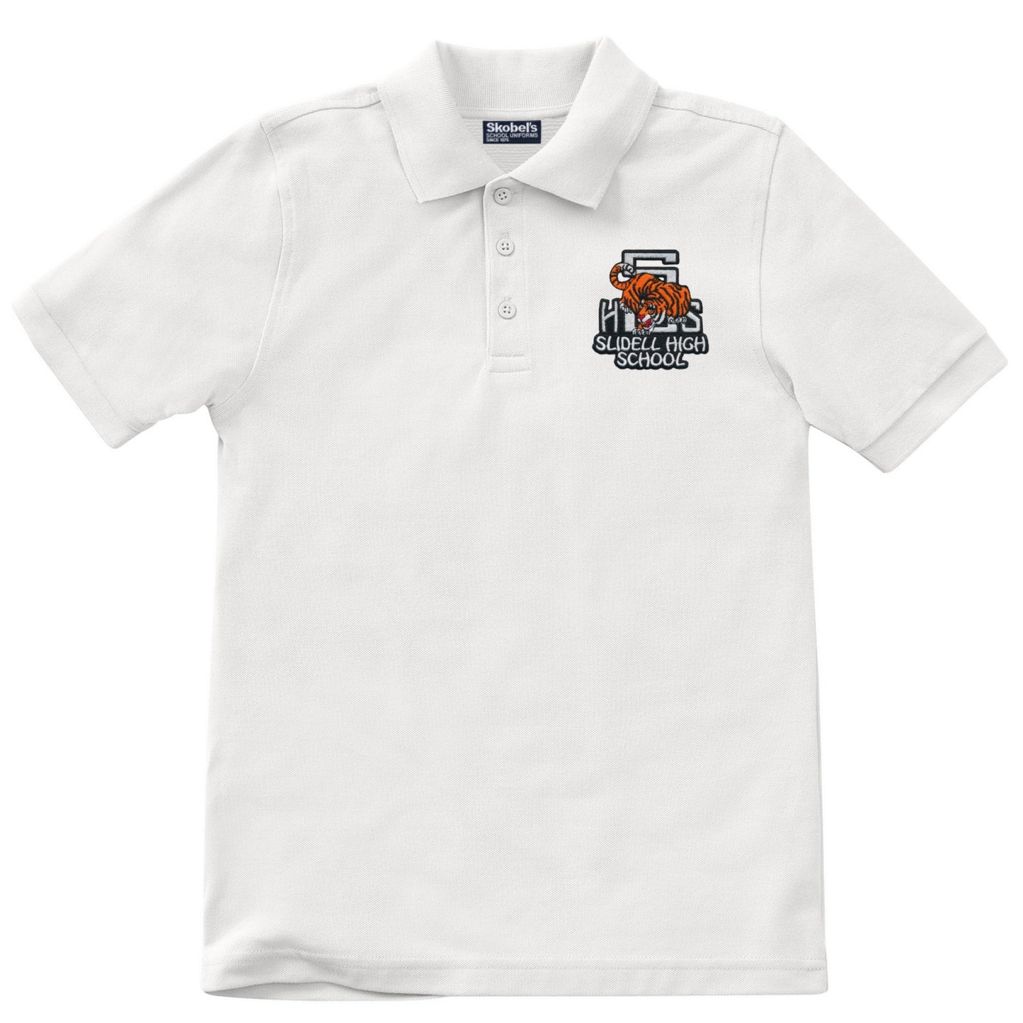 Slidell High School Polo - White