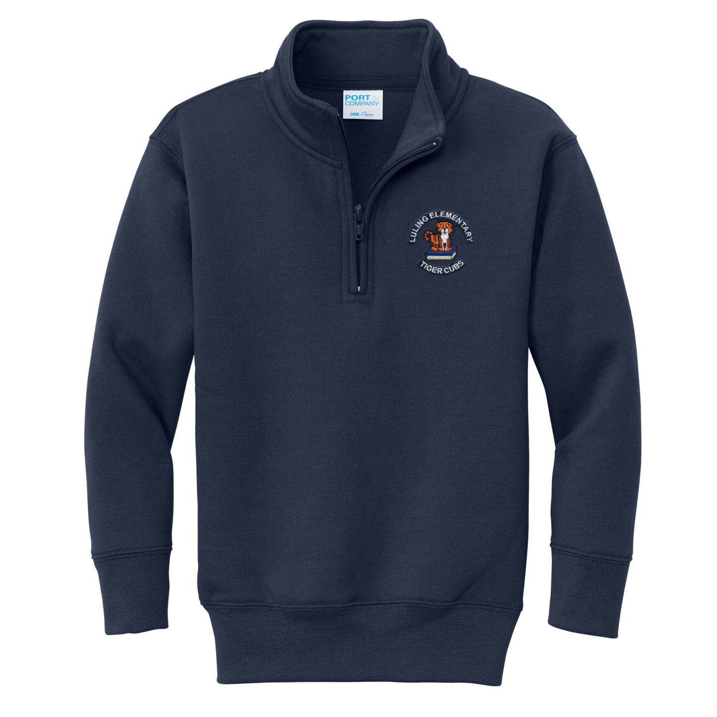 Luling Elementary School 1/4 Zip Sweatshirt - Navy