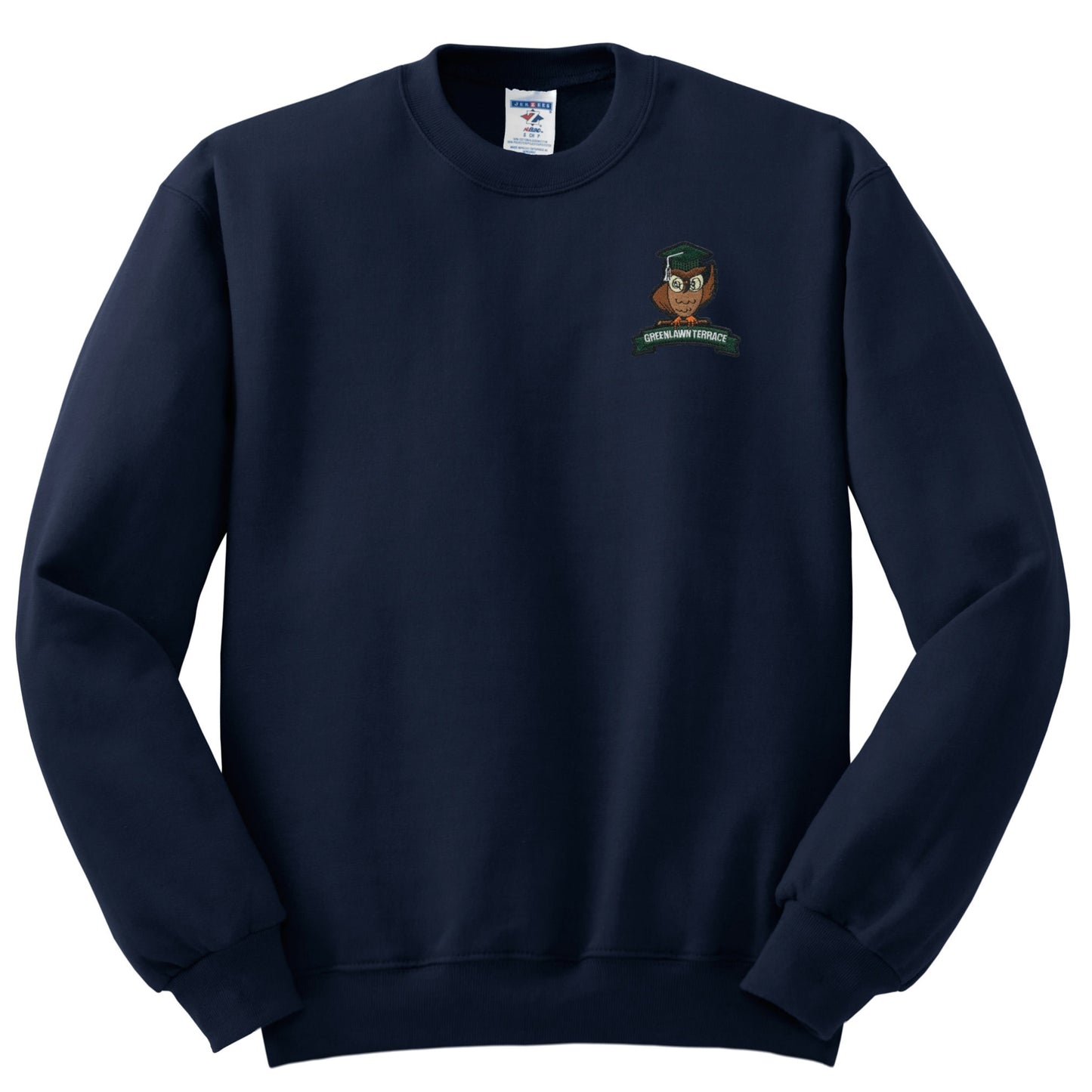 Greenlawn Terrace Crew Sweatshirt - Navy - All Grades